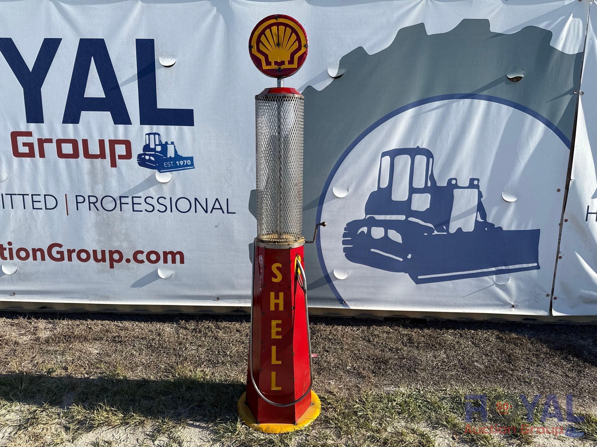 Shell Antique Fuel Pump Art (A55853)