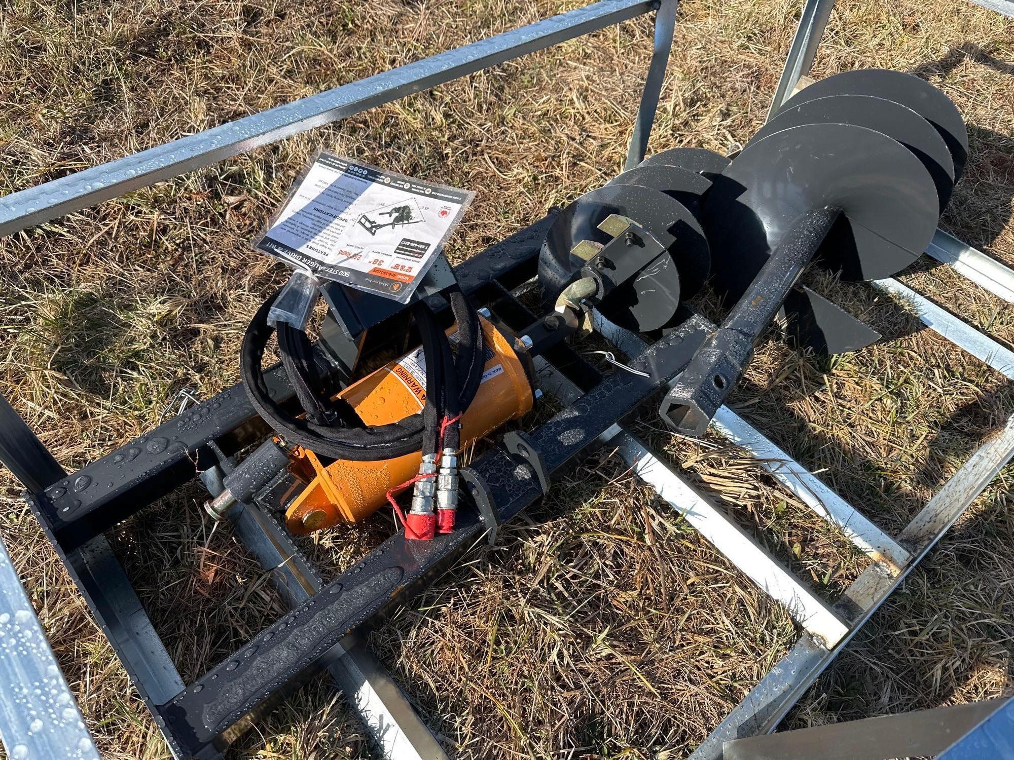 New/Unused Wolverine Quick Attach Auger (A61166)