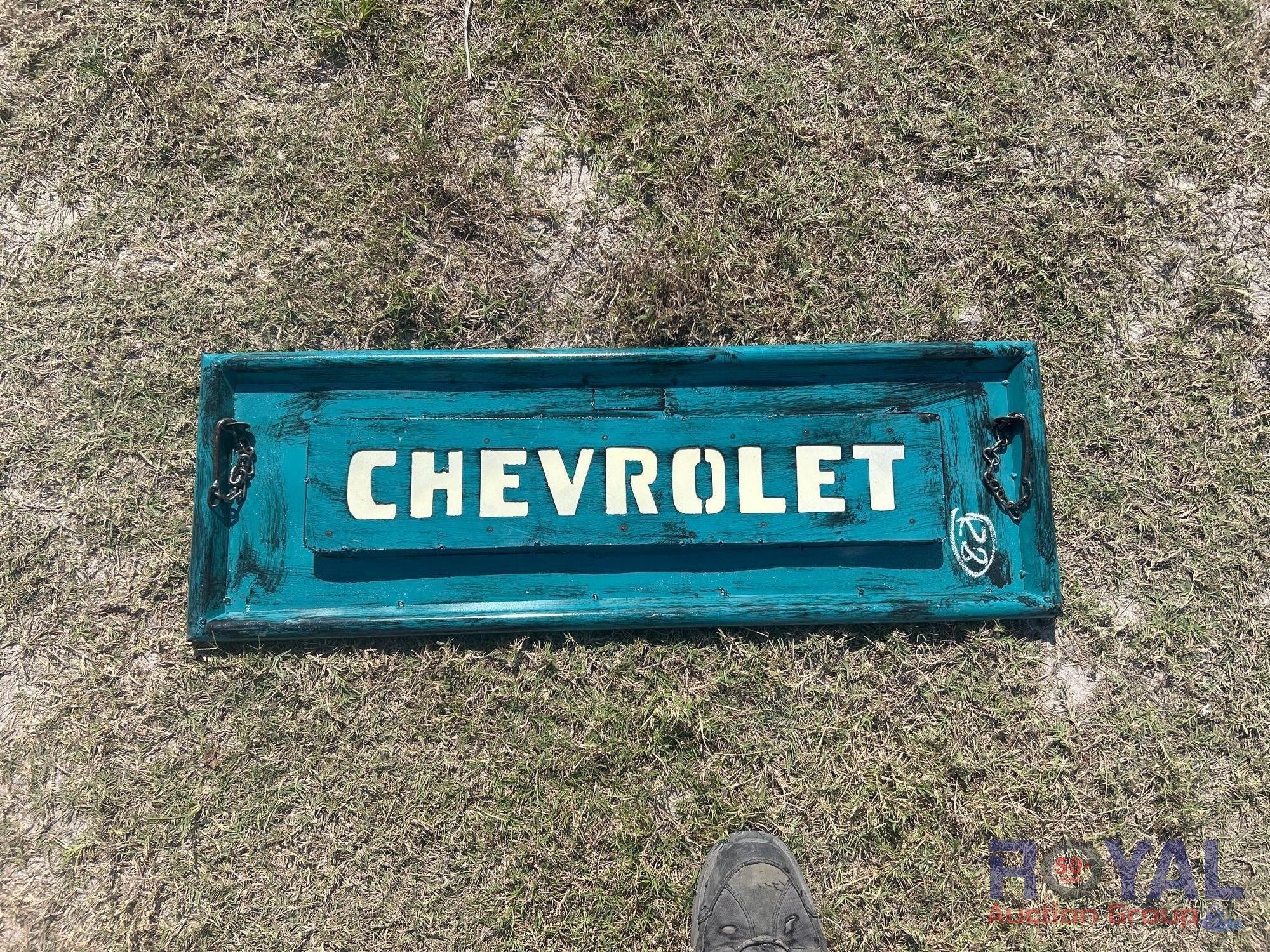 Chevrolet Metal Tailgate Art (A55853)