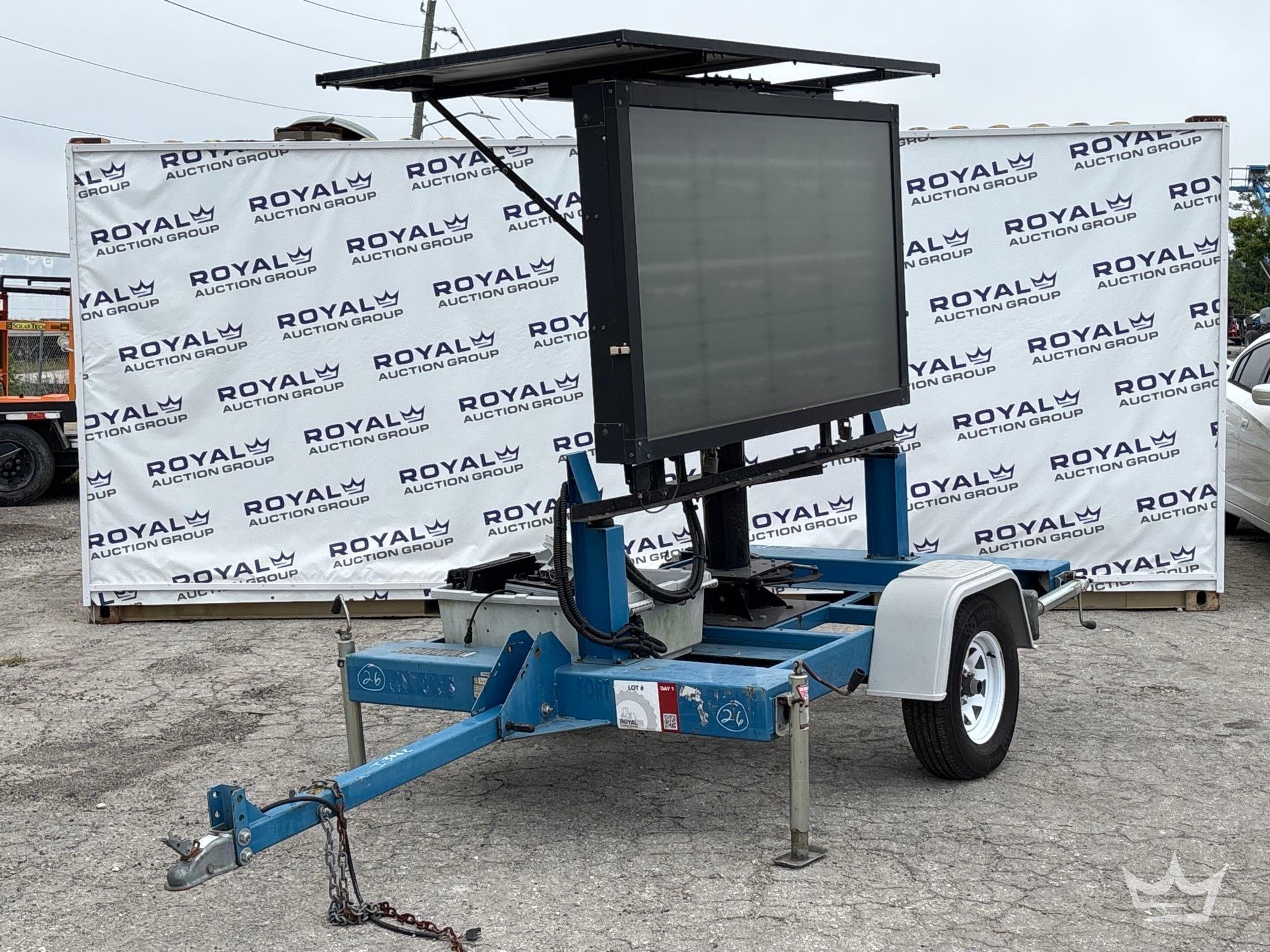 2018 SolarTech Silent Messenger Towable Solar Message Board (A64553)