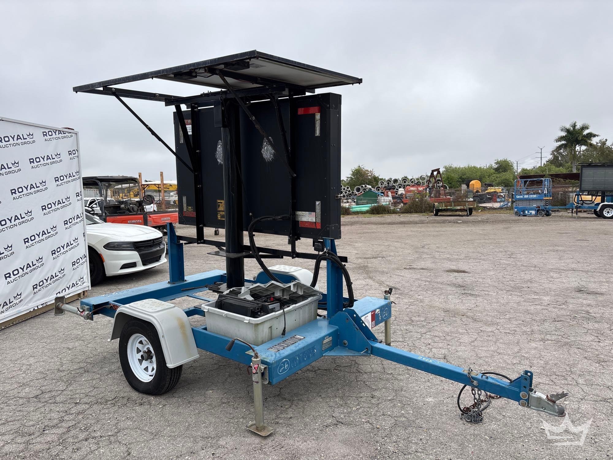 2018 SolarTech Silent Messenger Towable Solar Message Board (A64553)