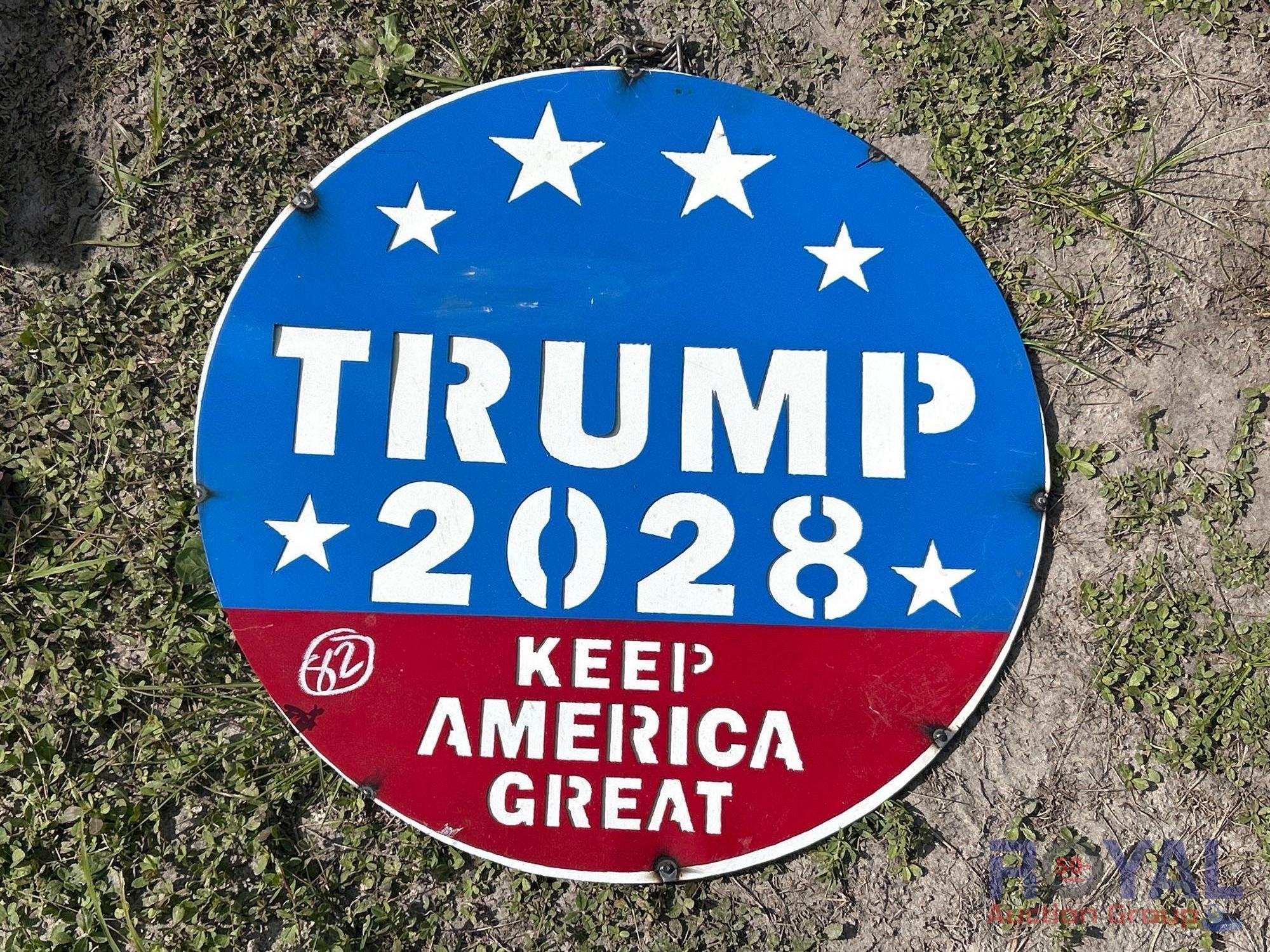 Metal Trump 2028 Wall Art (A55853)