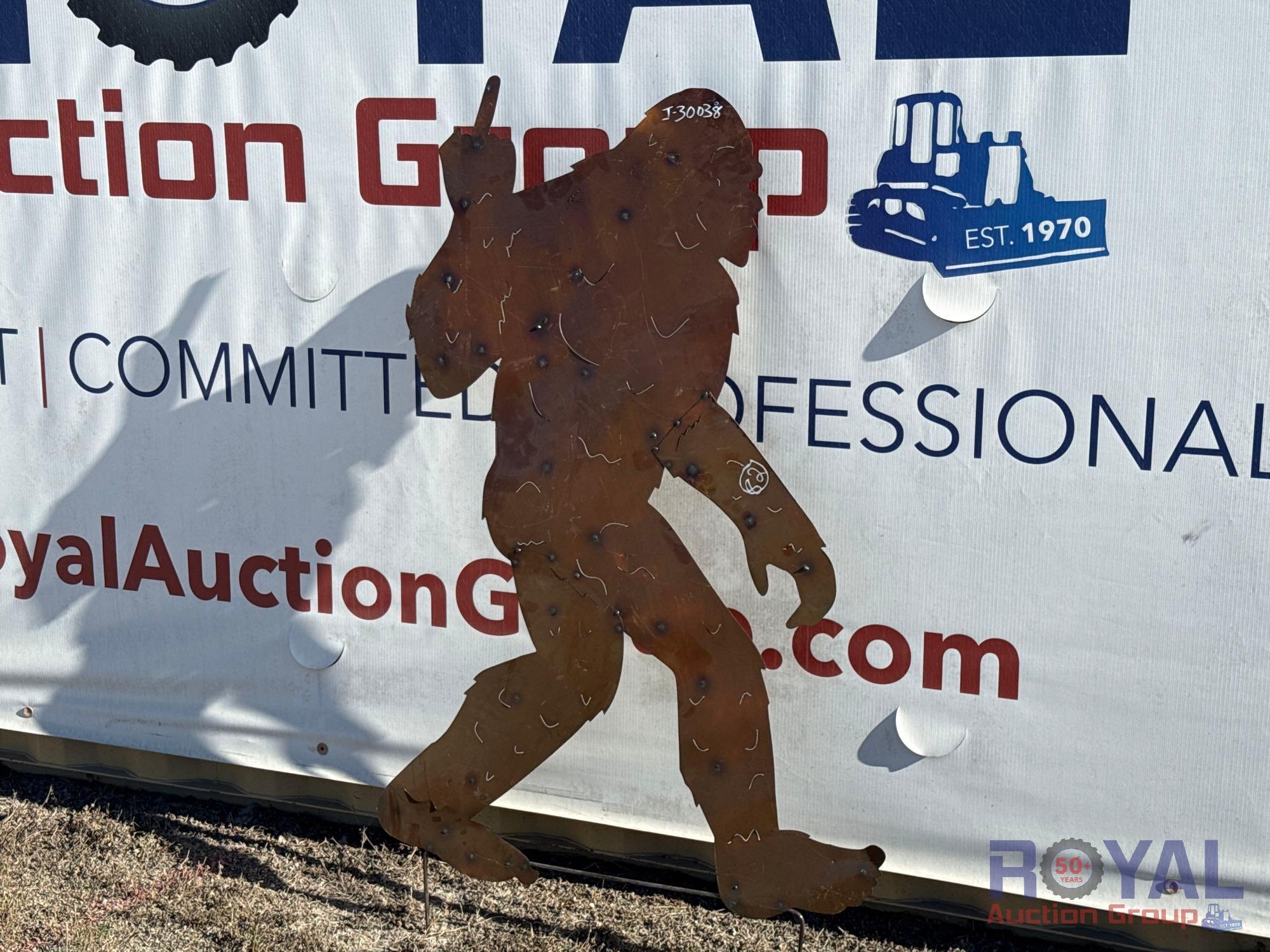 Metal Bigfoot Lawn Art (A55853)