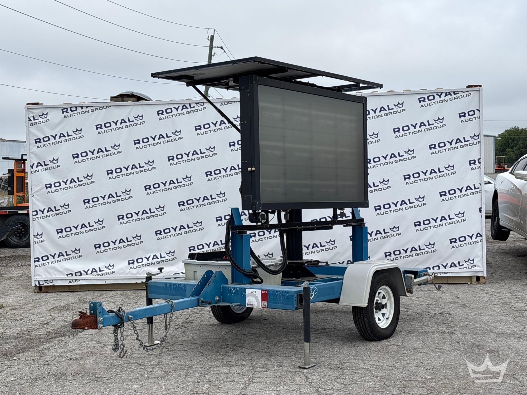 2018 SolarTech Silent Messenger Towable Solar Message Board (A64553)