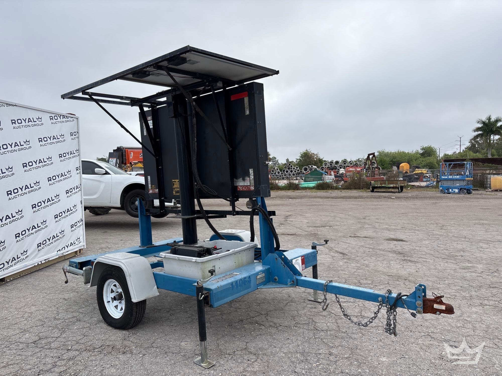 2018 SolarTech Silent Messenger Towable Solar Message Board (A64553)