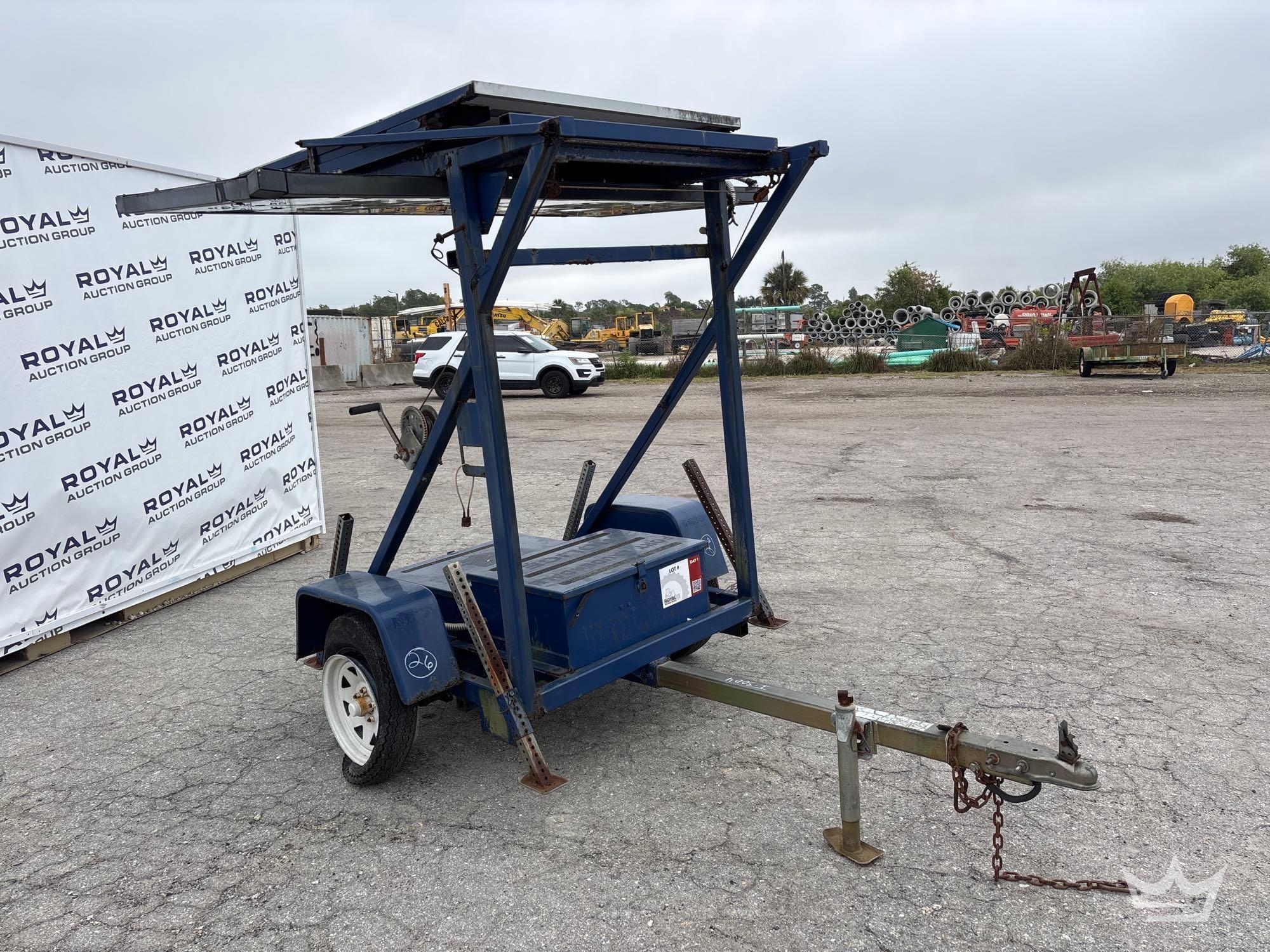 2012 Addco DH250-FM Towable Solar Message Board (A64553)