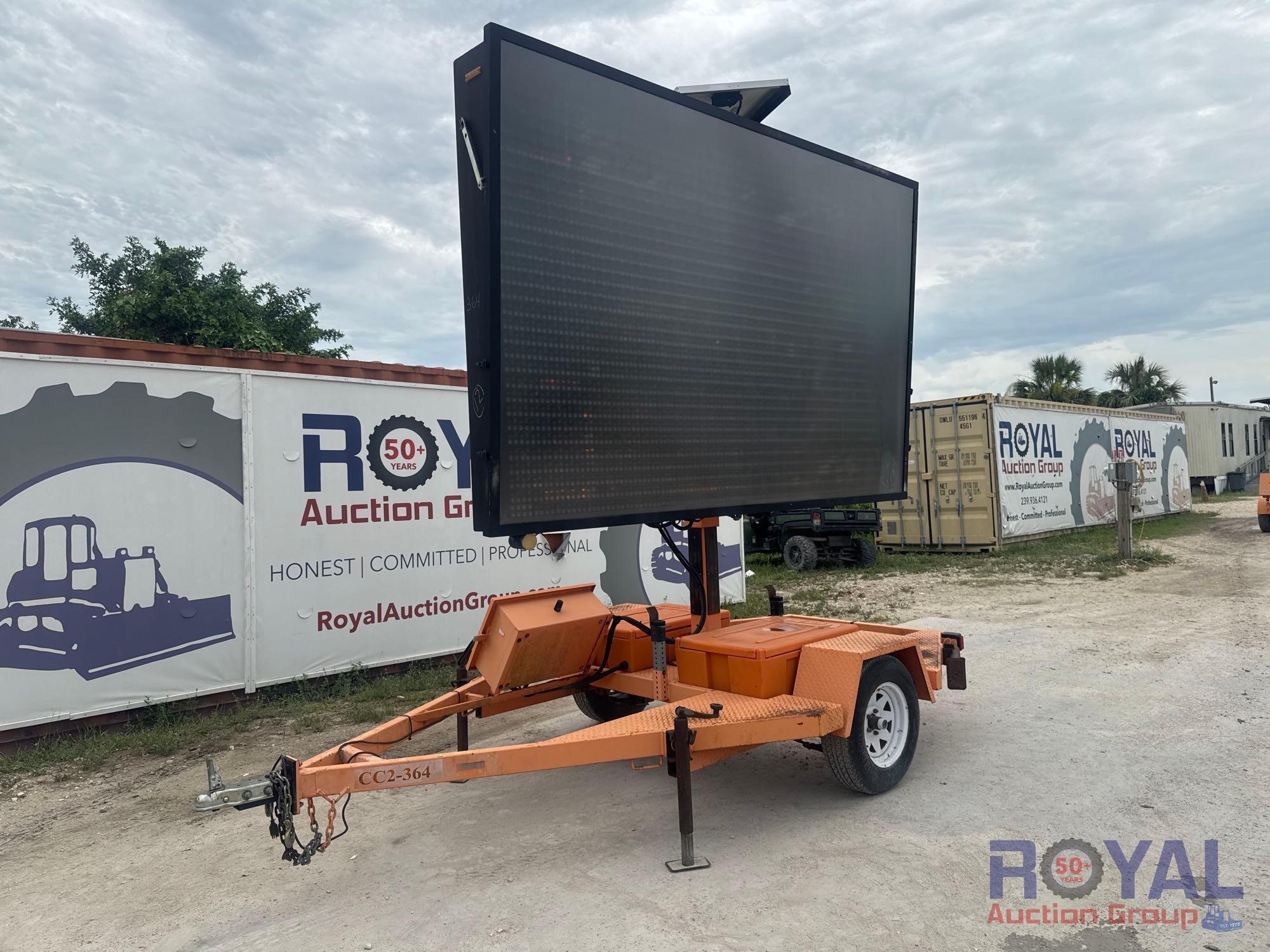 2008 Ver-Mac PCMS-1500 S/A Towable Sign Board (A46683)