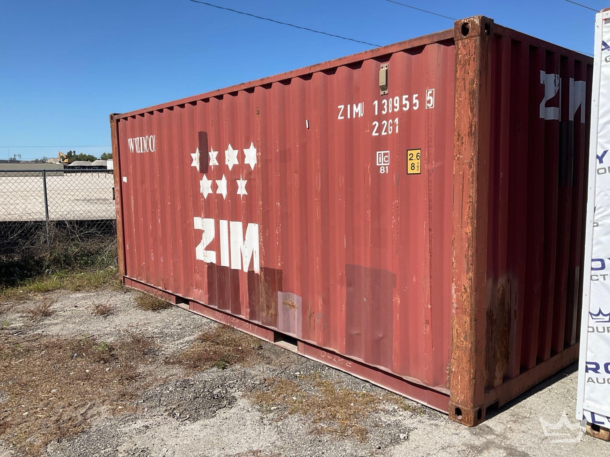 20ft 2-Door Shipping Container (A61567)