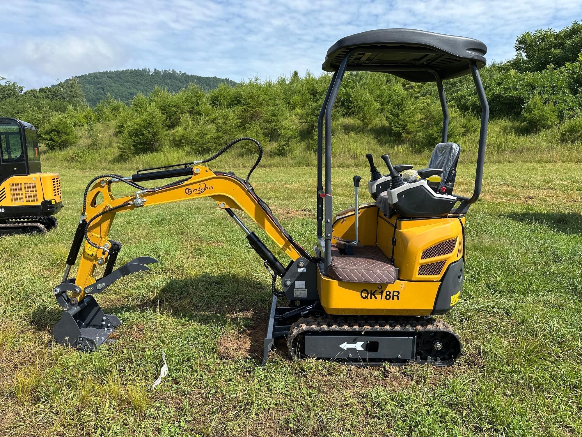 New/Unused 2025 CFG QK18R Mini Excavator (A57453)