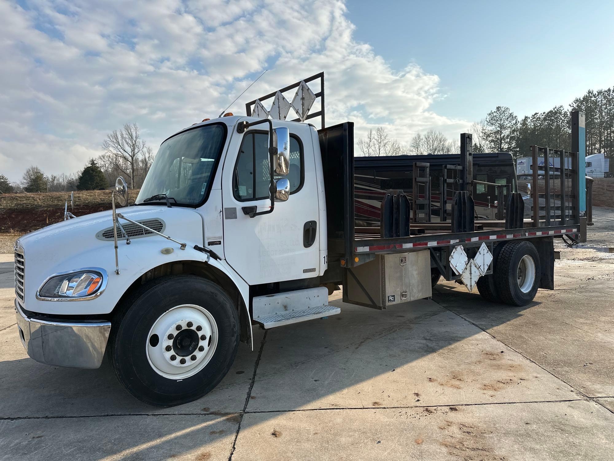 2005 Freightliner M2 Flatbed Truck, VIN # 1FVALWCS45HU22541 (A61165)