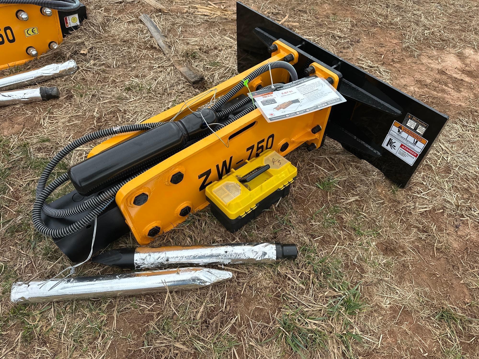 New/Unused Quick Attach Rock Breaker (A61166)