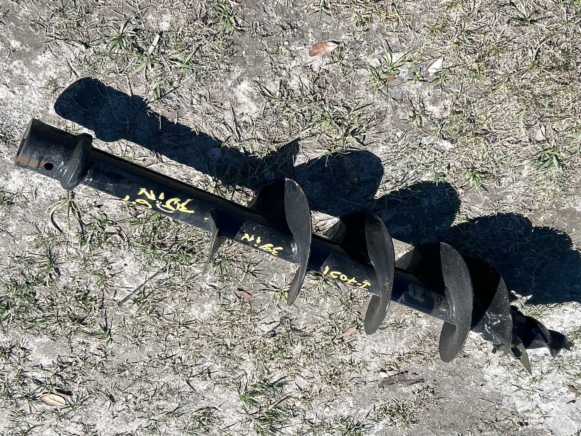 Auger Drill Bit Skid Steer Attachment (A61572)