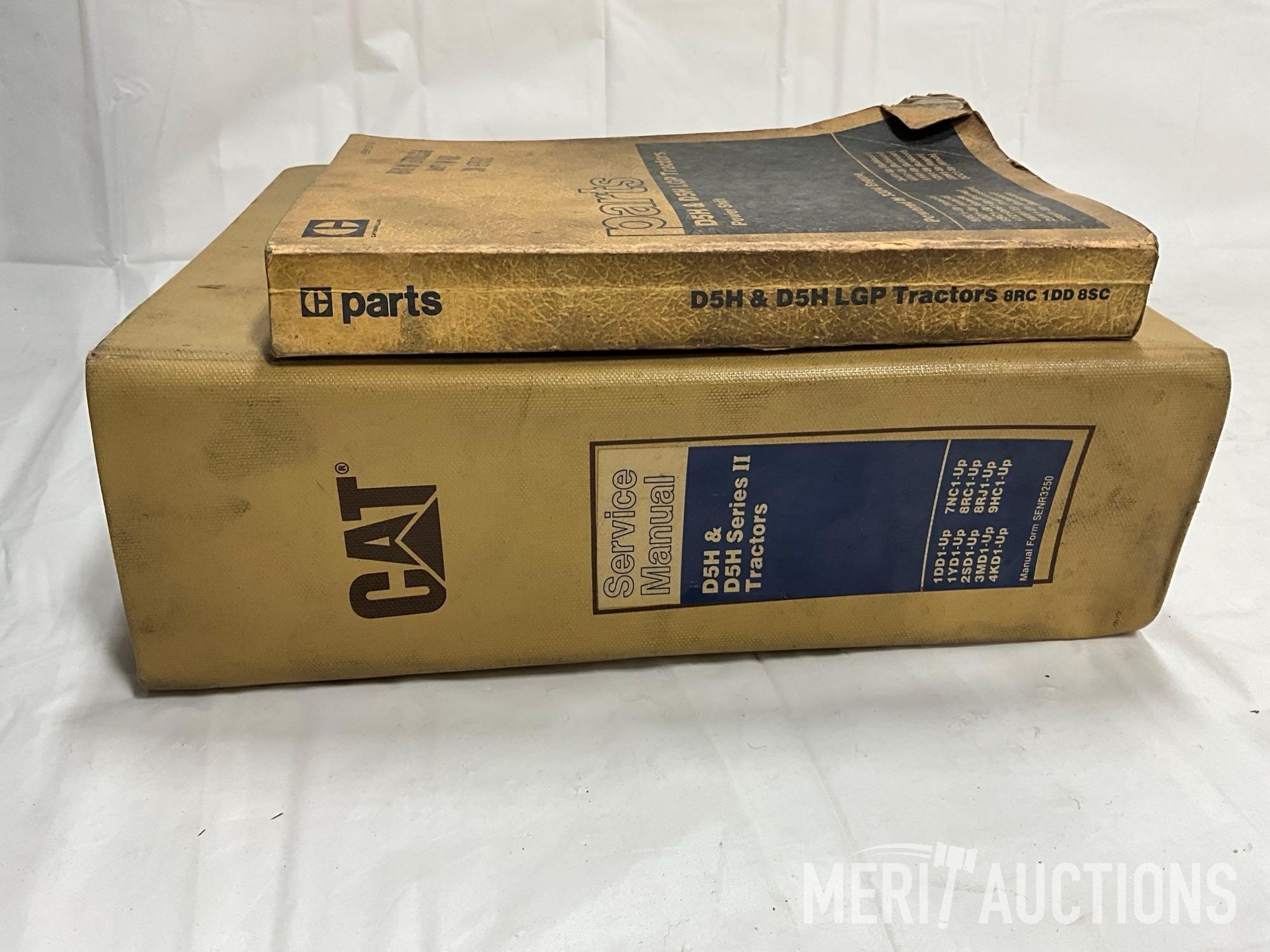 Caterpillar D5H Series 1 and 2 Dozer Service and Parts Manuals (A63117)