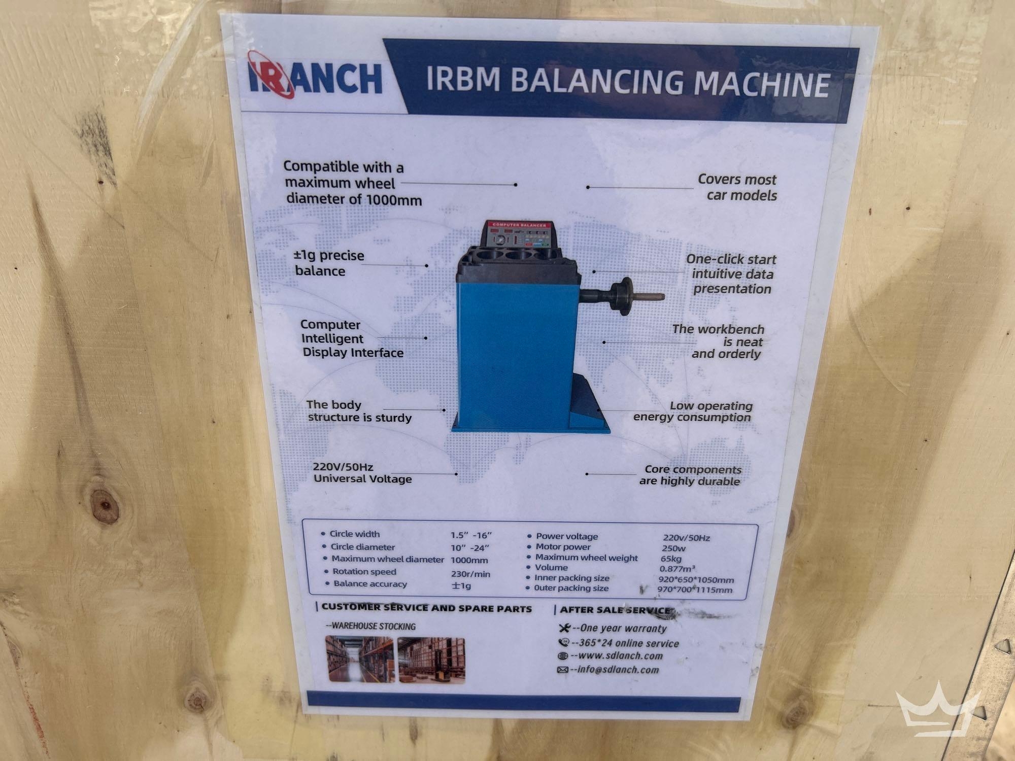 IRANCH Tire Balancing Machine (A64194)