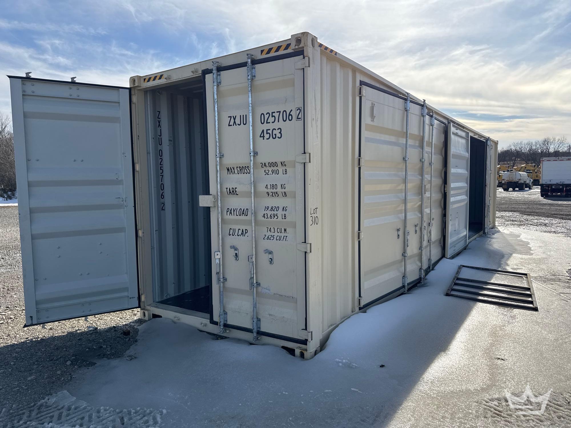 40' 6 Door Shipping Container (A60352)