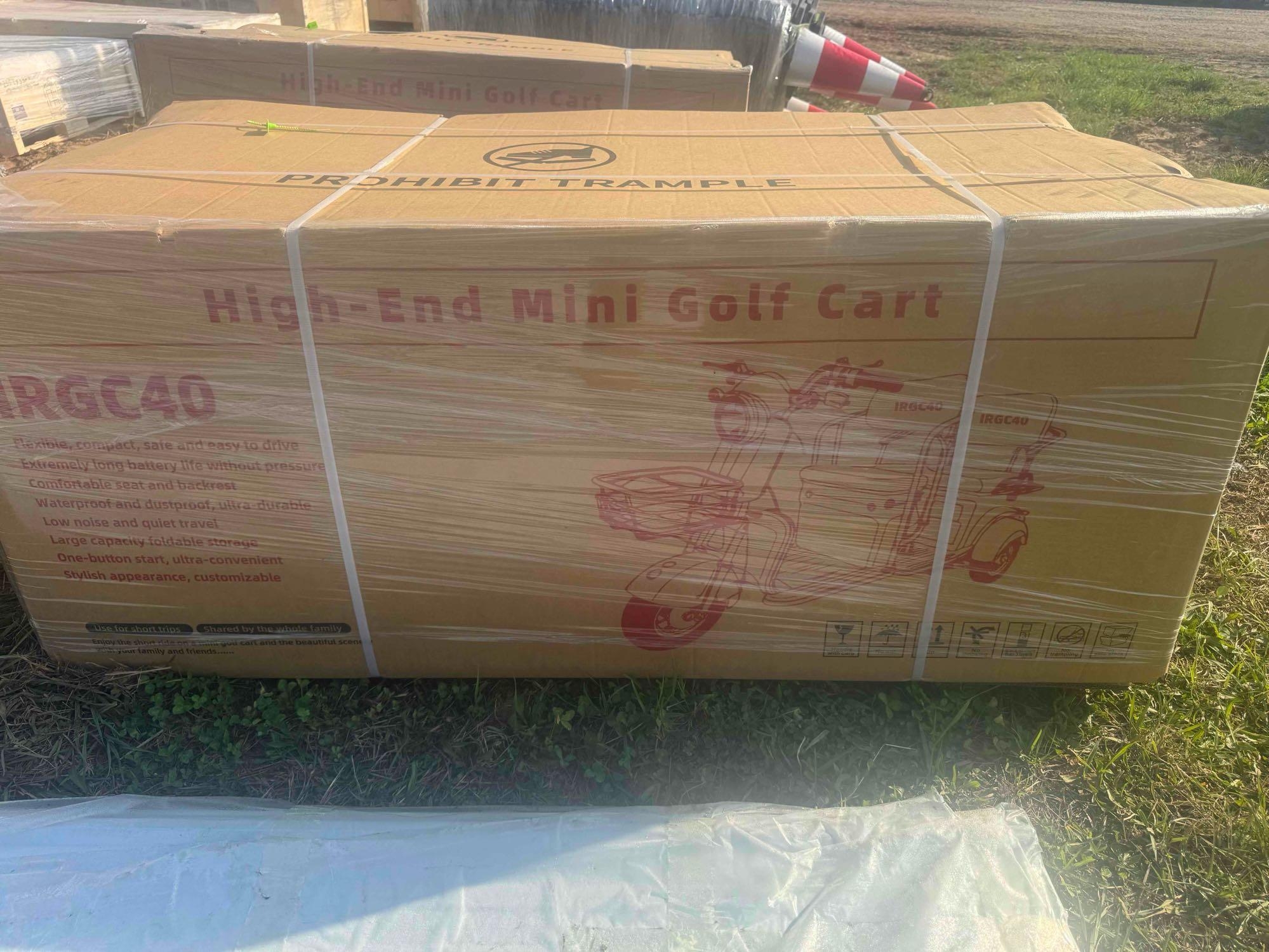 New/Unused IRGC40 Mini Golf Cart (A65583)