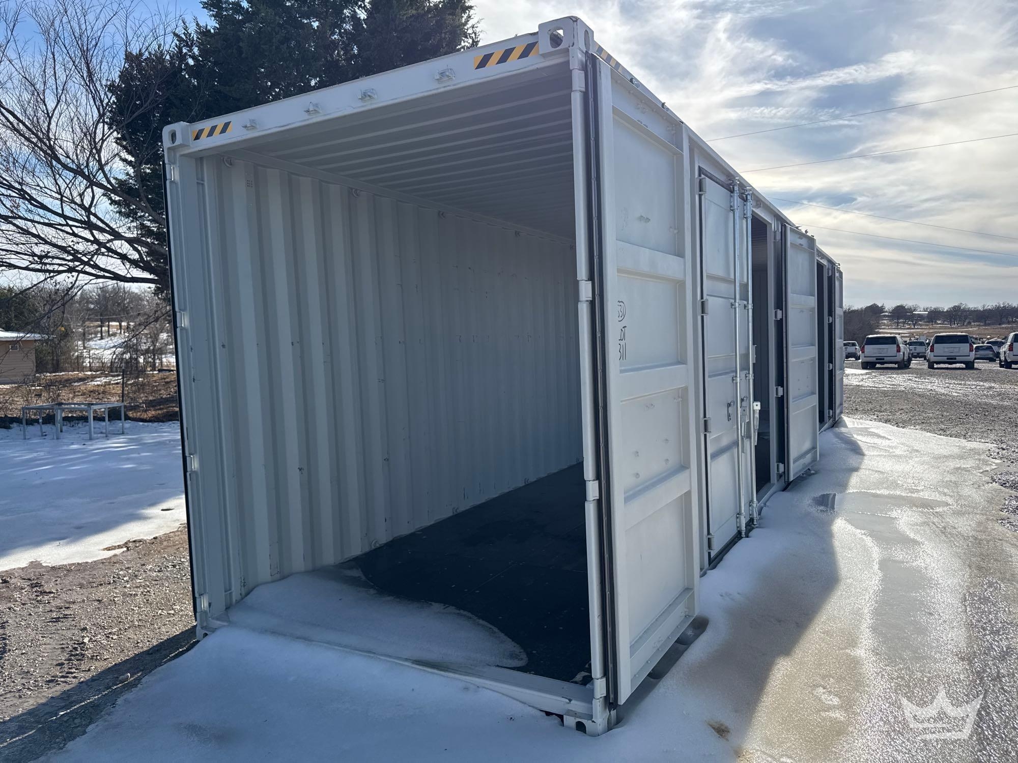 40' 6 Door Shipping Container (A60352)