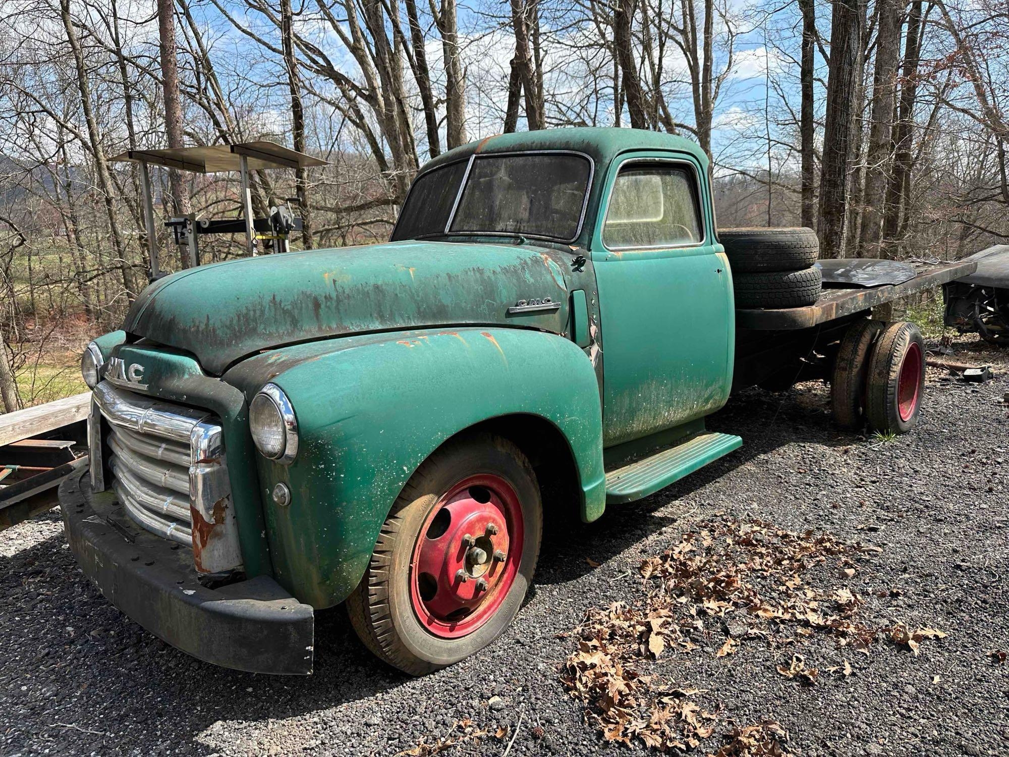 1949 GMC 1 Ton Flatbed Original Truck (A65583)