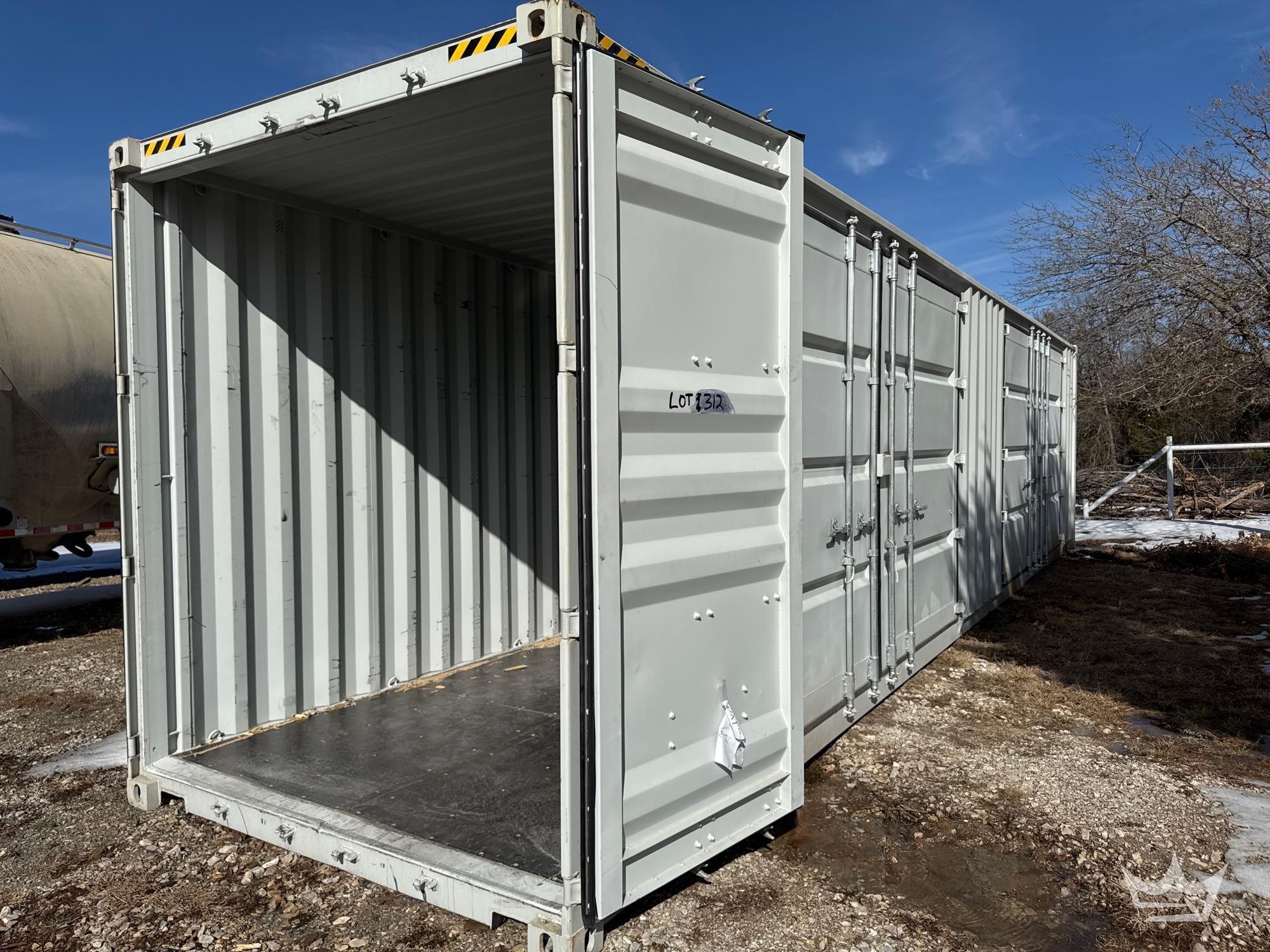 40' 6 Door Shipping Container (A60352)