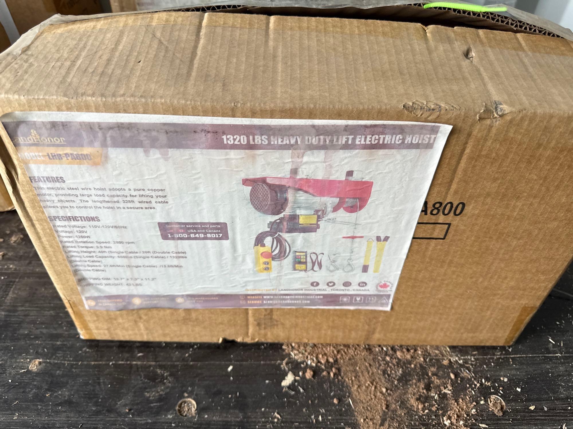 New/Unused Landhonor Electric Hoist (A61166)