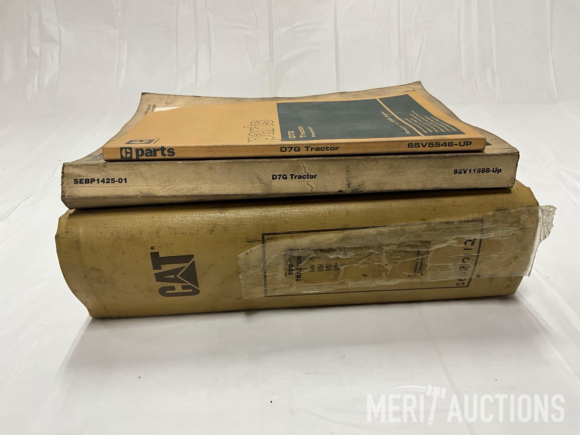 Caterpillar D7G Dozer Parts and Service Manuals (A63117)