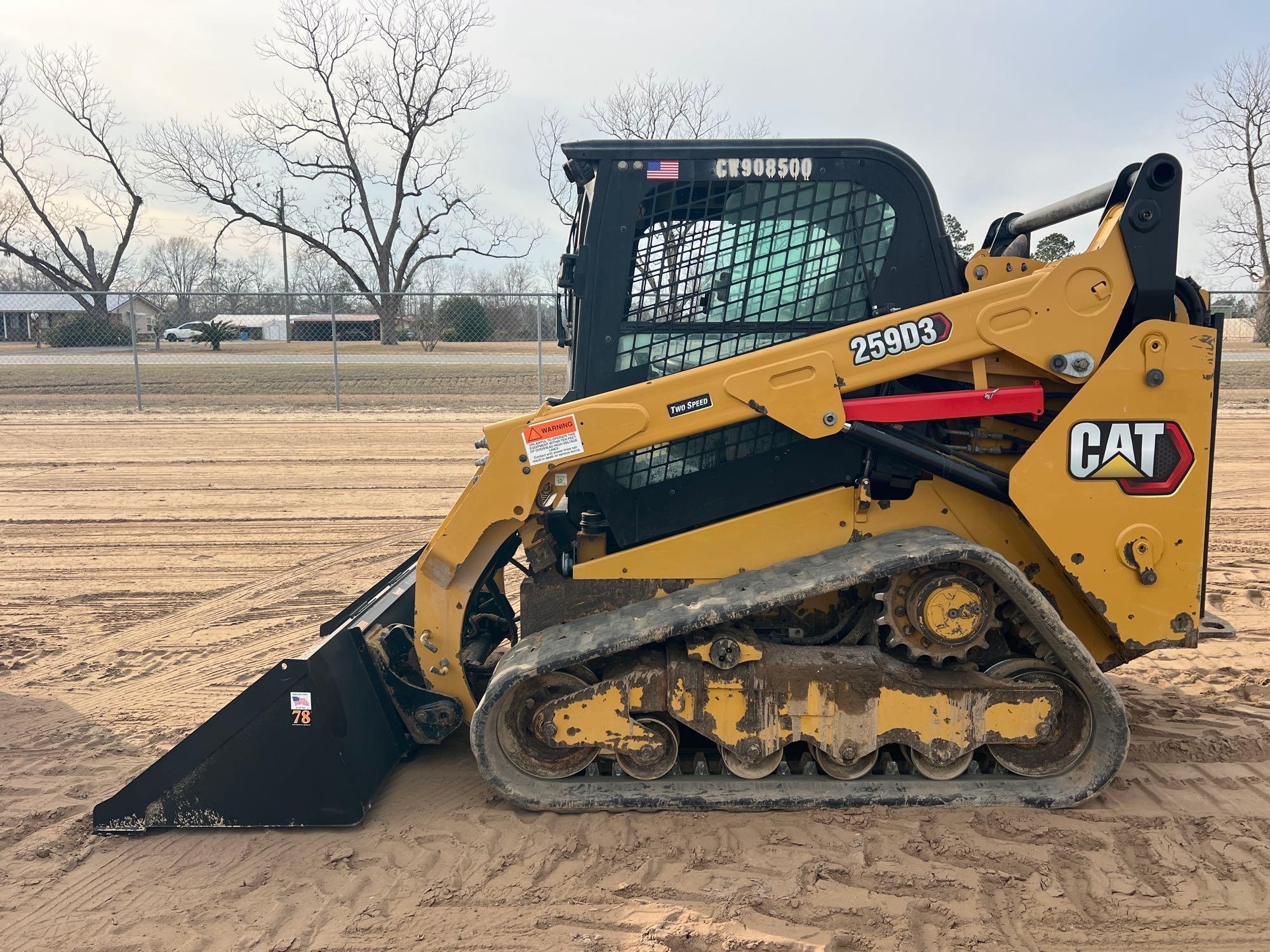 CATERPILLAR 259D3 SKID STEER (A62129)