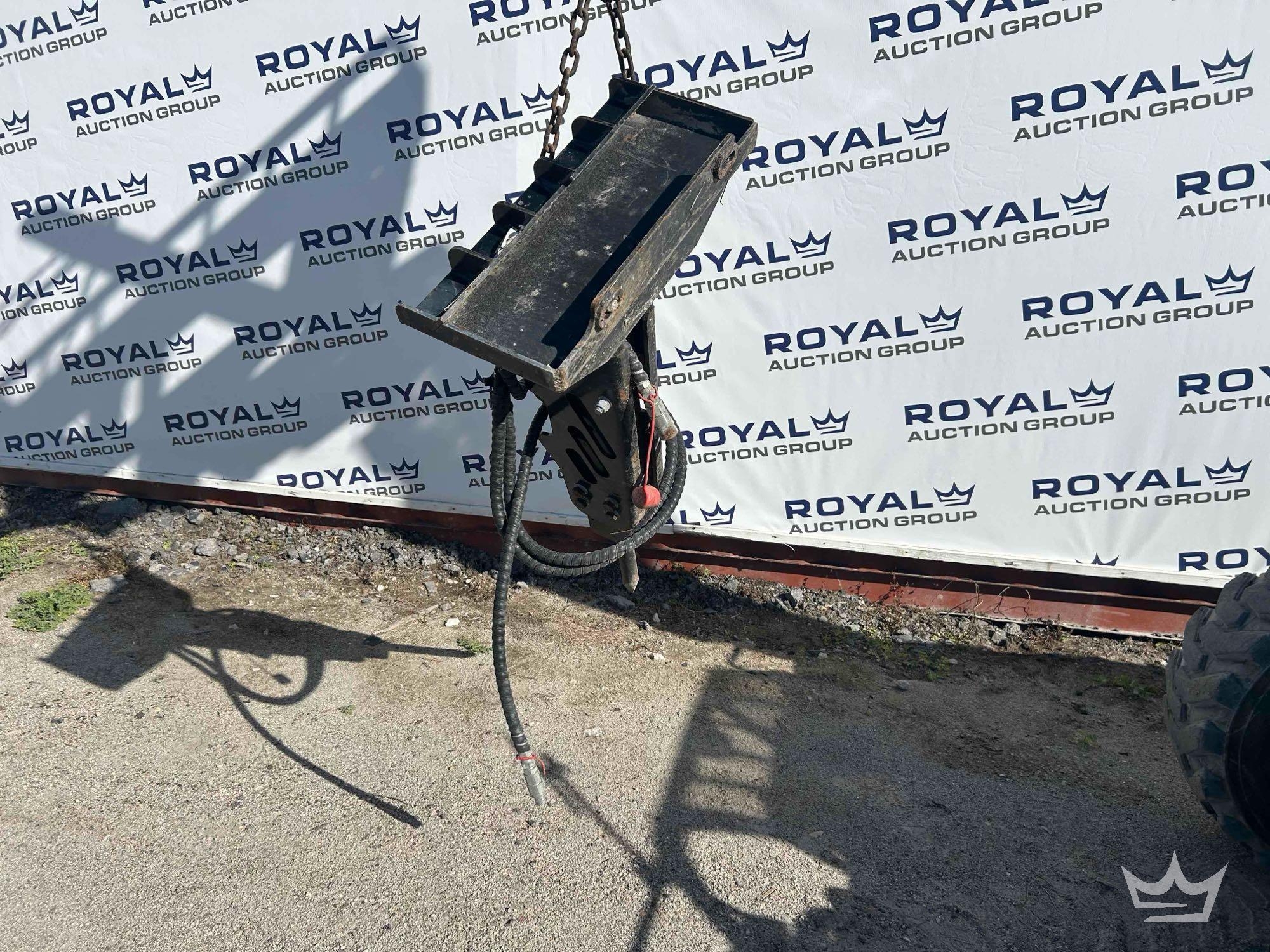 2025 GIYI GY-P45 Hydraulic Breaker Mini Skid Steer Attachment (A61572)