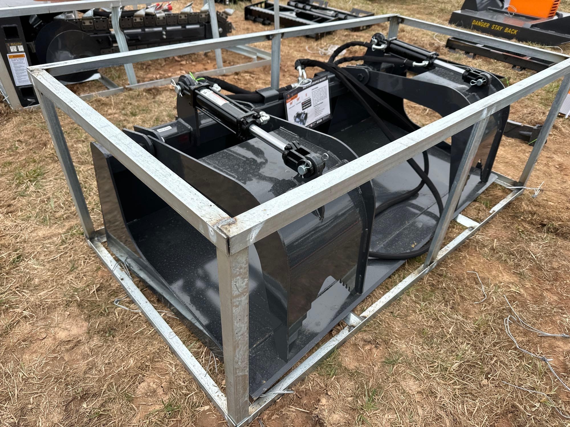 New/ Unused Wolverine 72in Quick Attach Grapple Bucket (A61166)