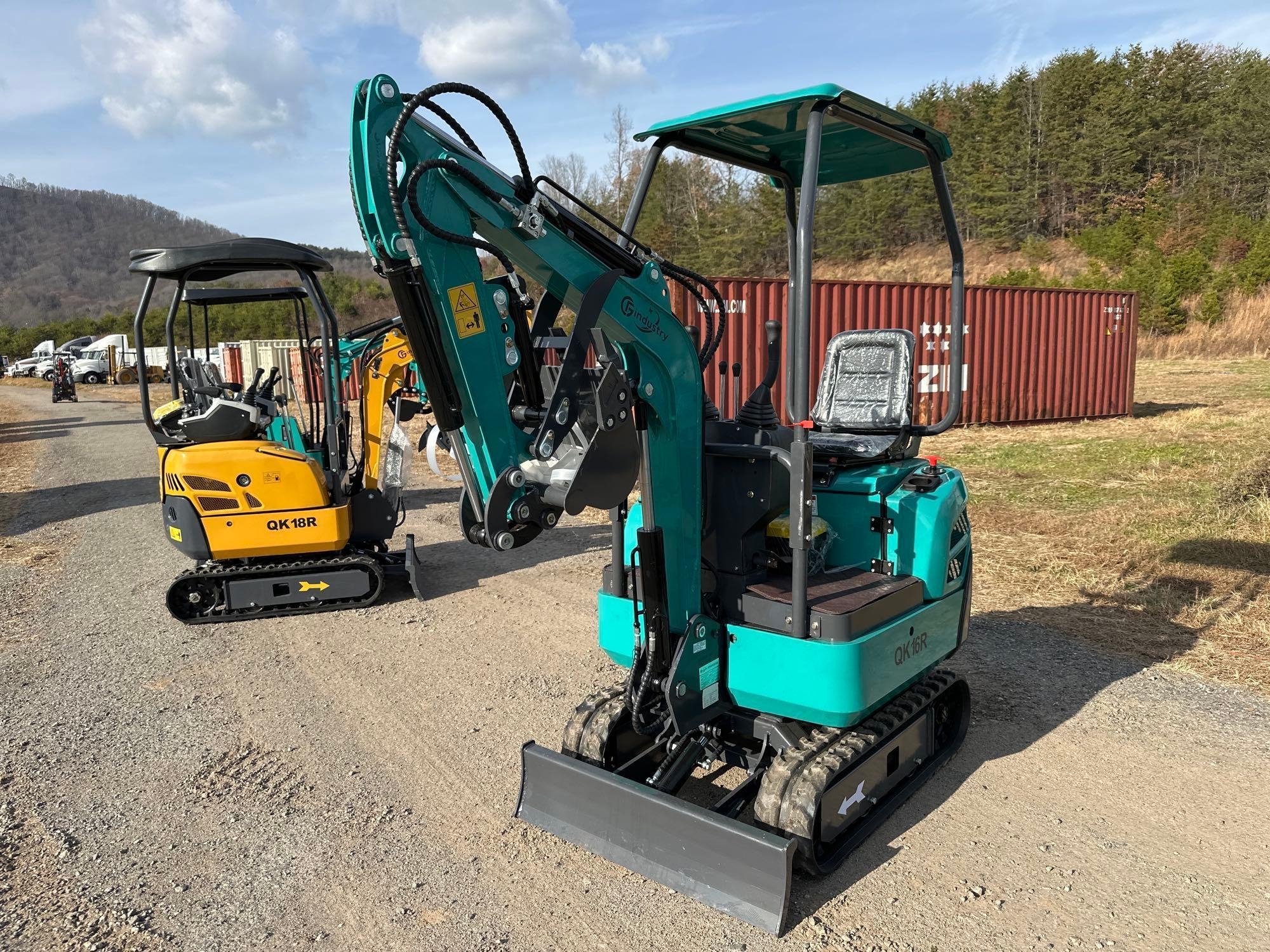 New/Unused CFG Industrial QK16R Mini Excavator (A57453)