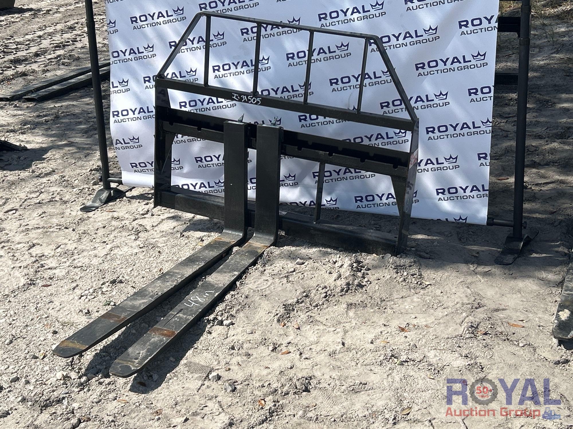 2025 Kivel 48in Forks and Frame Skid Steer Attachment (A55851)