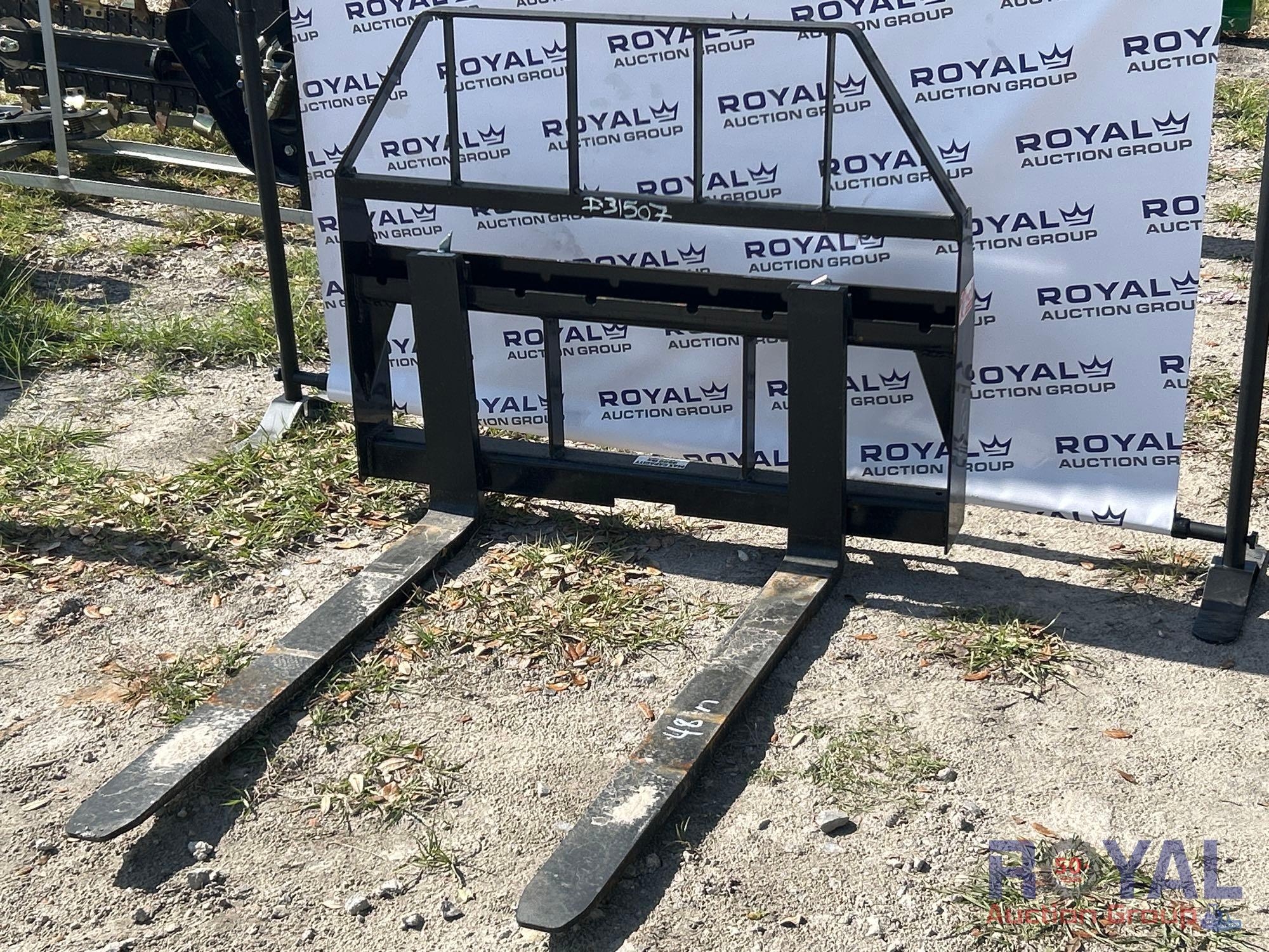 2025 Kivel 48in Forks and Frame Skid Steer Attachment (A55851)