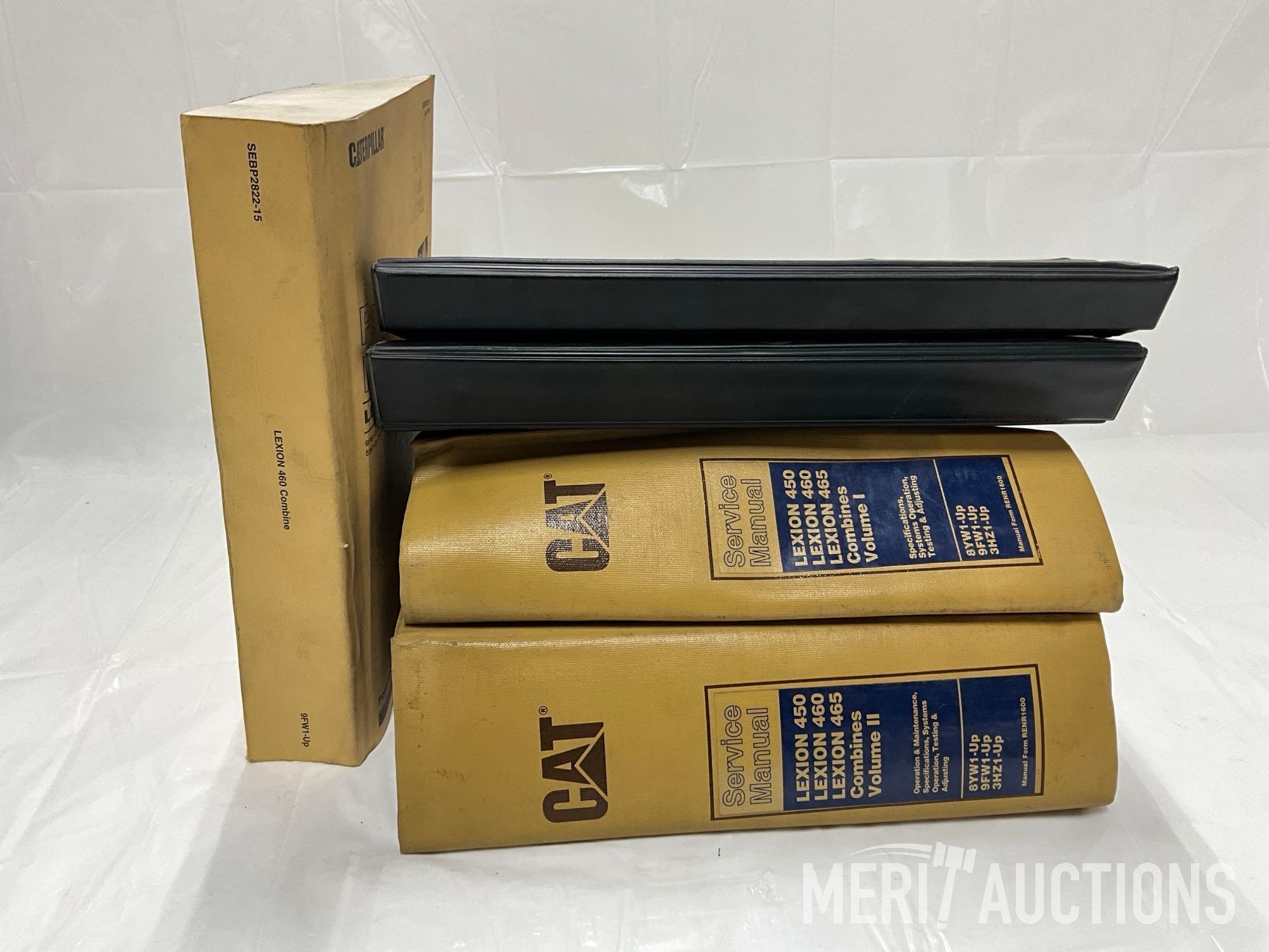 Claas Lexion 450/460/465 Combine Service and Parts Manuals (A63117)