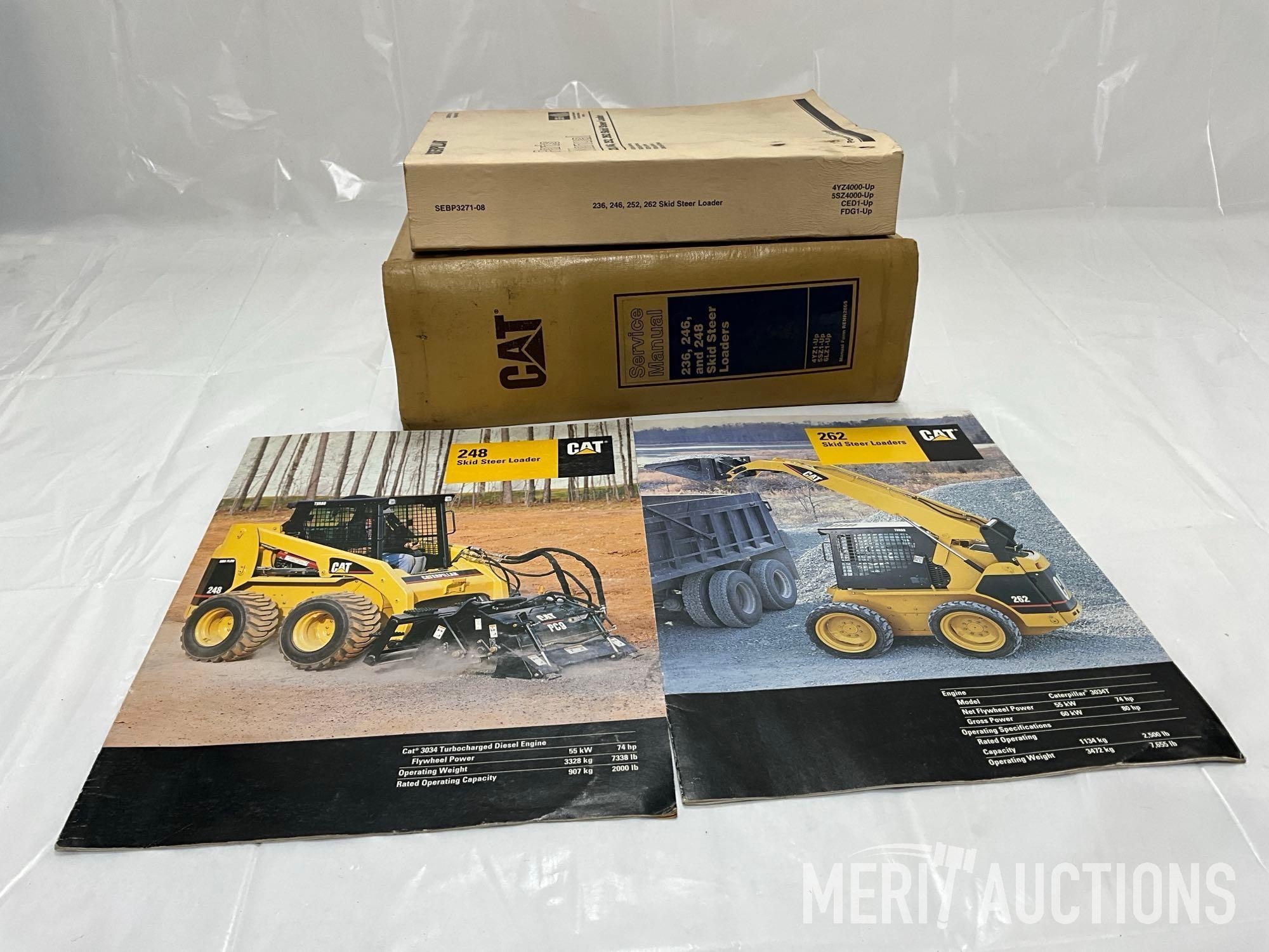 Caterpillar 236/246/248 Skid Loader Parts and Service Manuals (A63117)