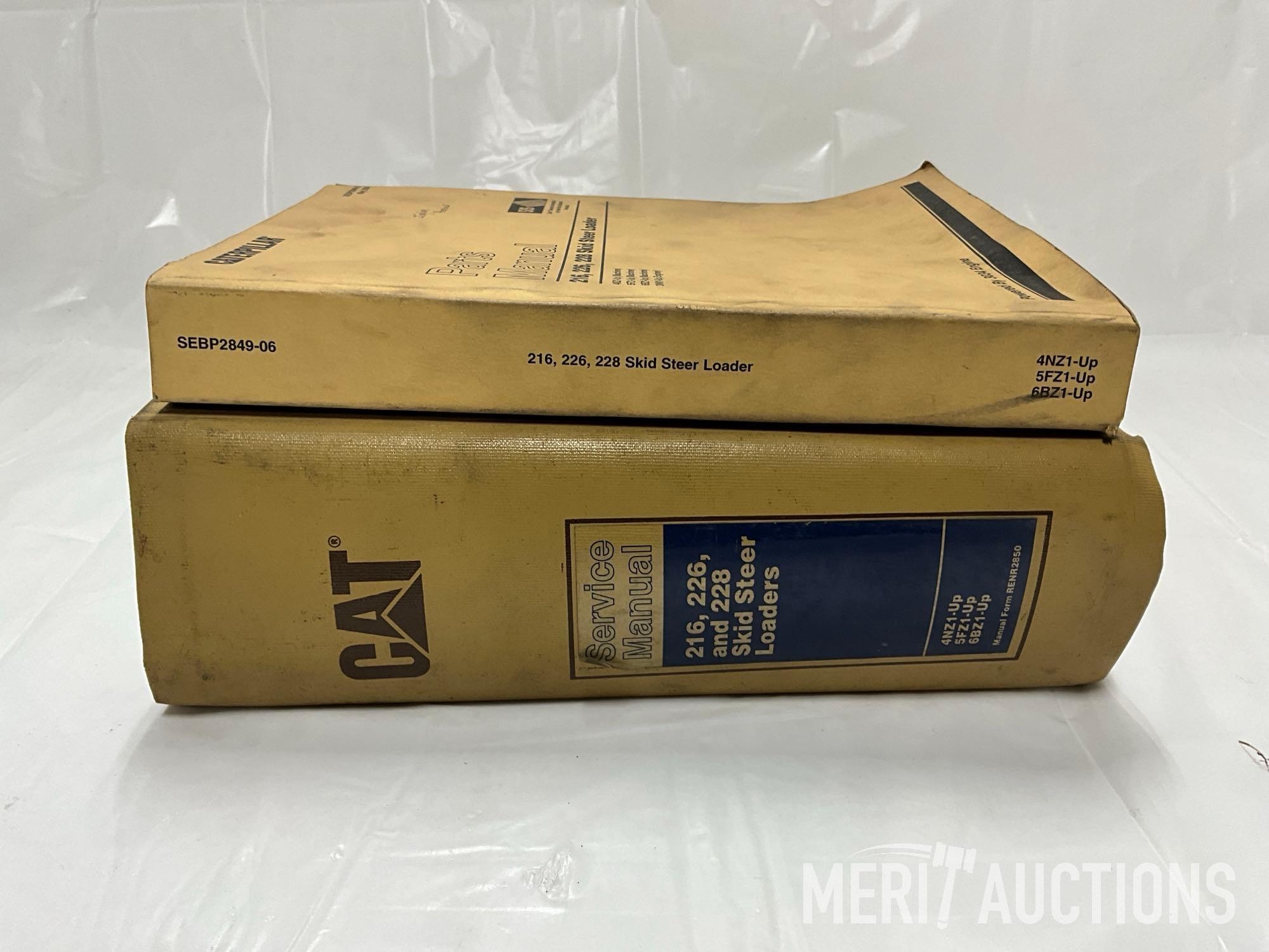 Caterpillar 216/226/228 Skid Loader Parts and Service Manuals (A63117)