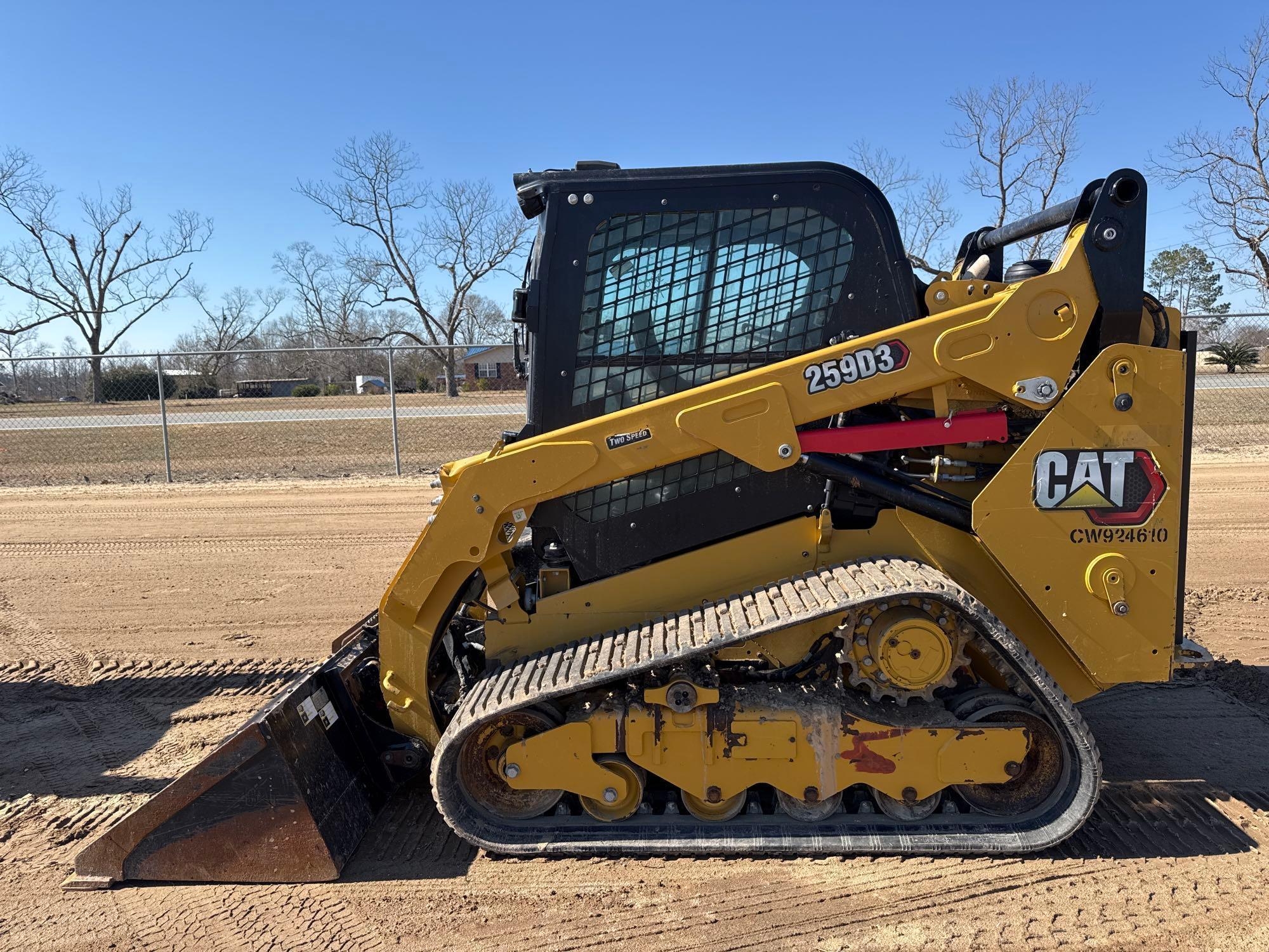 CATERPILLAR 259D3 SKID STEER (A62129)