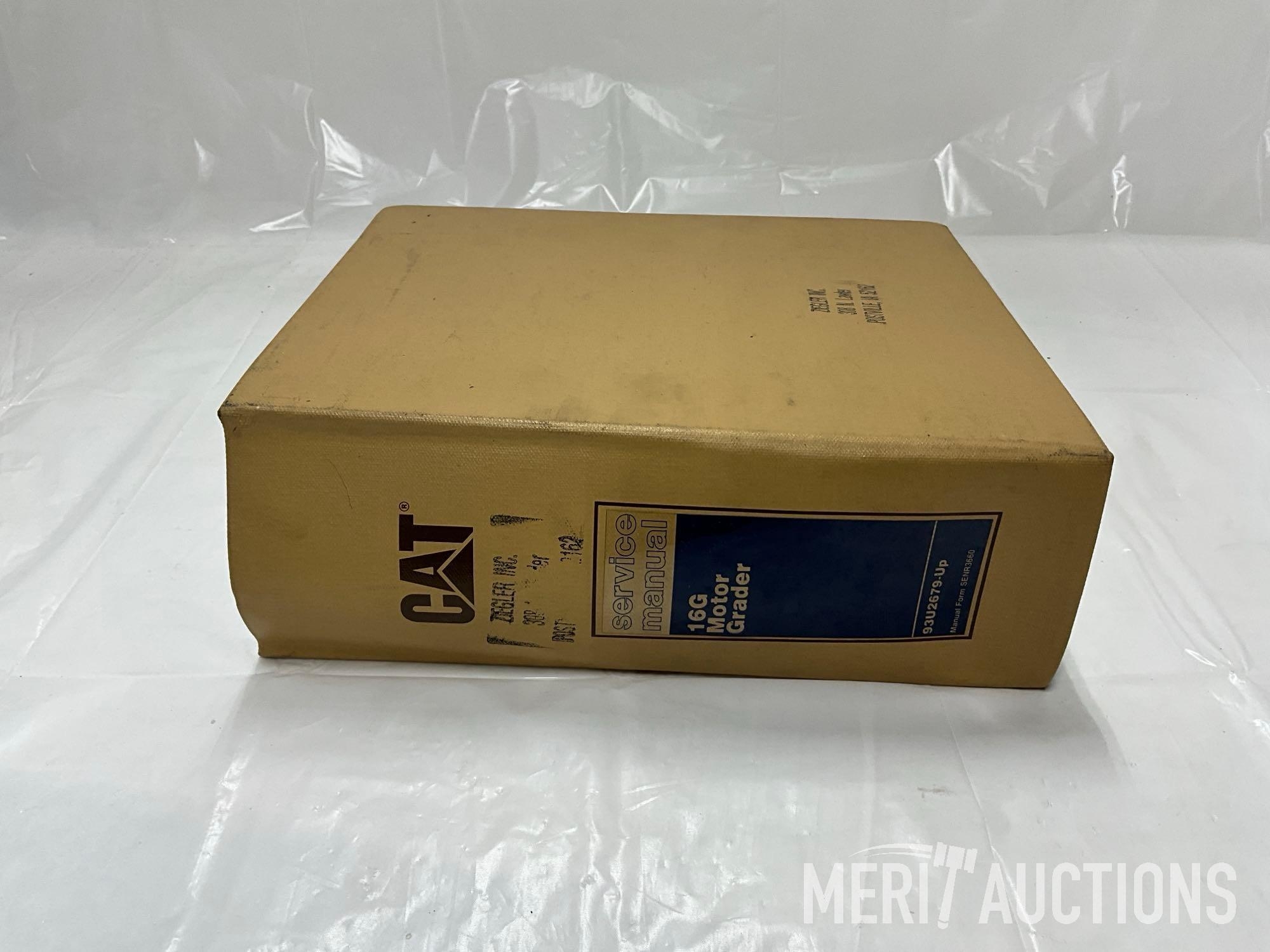 Caterpillar 16G Motor Grader Service Manual (A63117)