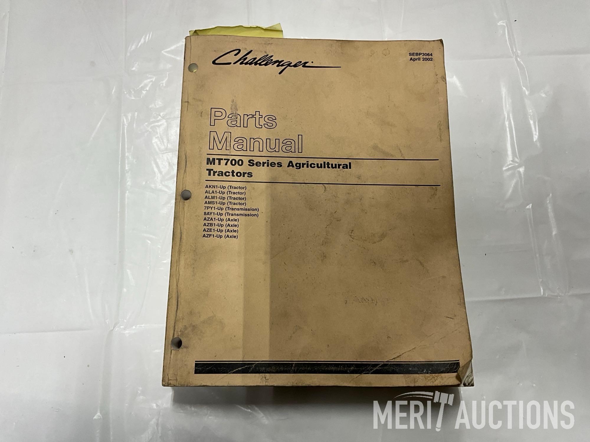 Challenger MT700 Series Tractor Parts Manual (A63117)