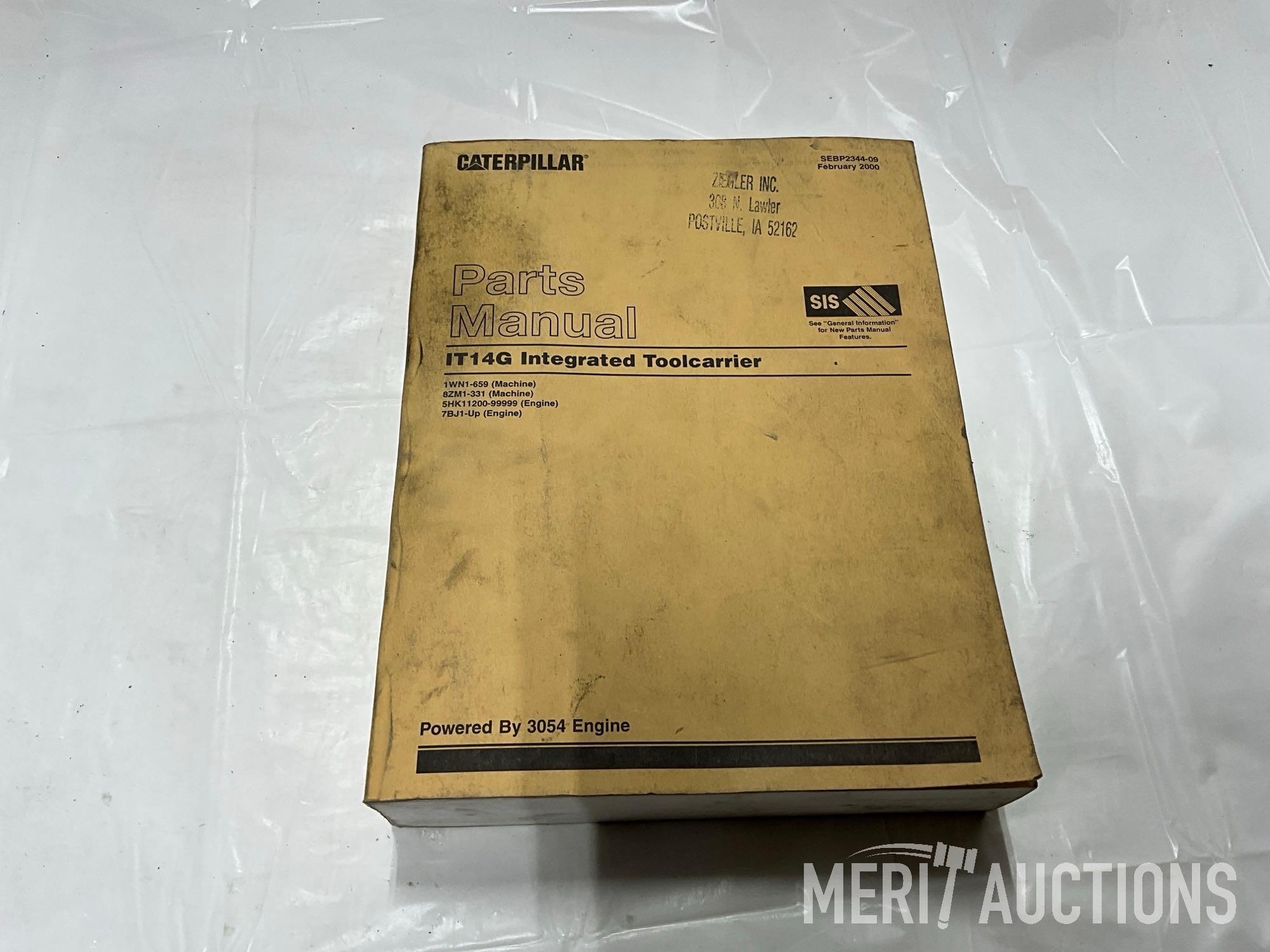 Caterpillar IT14G Parts Manual (A63117)