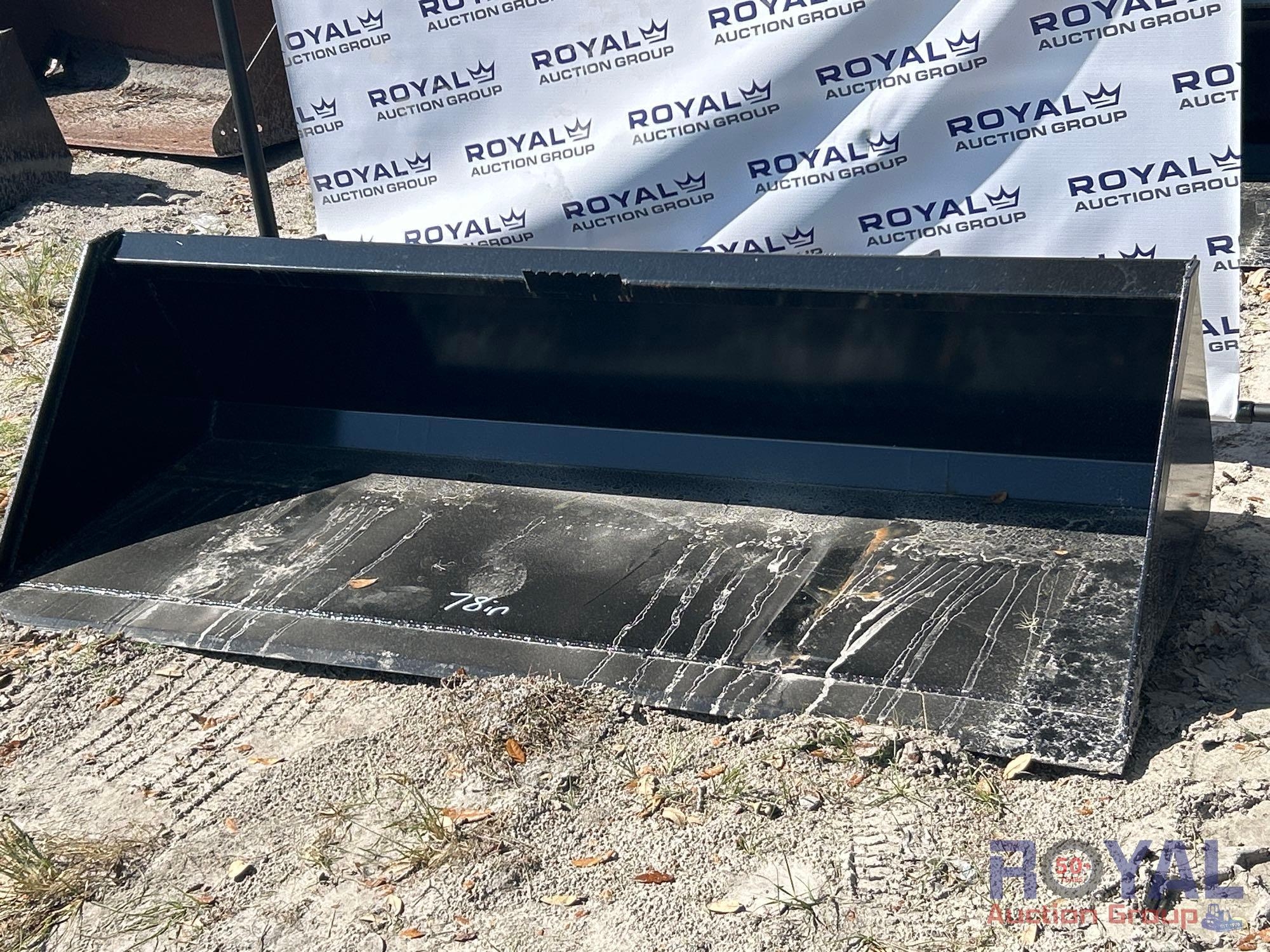 2025 Swict 78in Bucket Skid Steer Attachment (A55851)