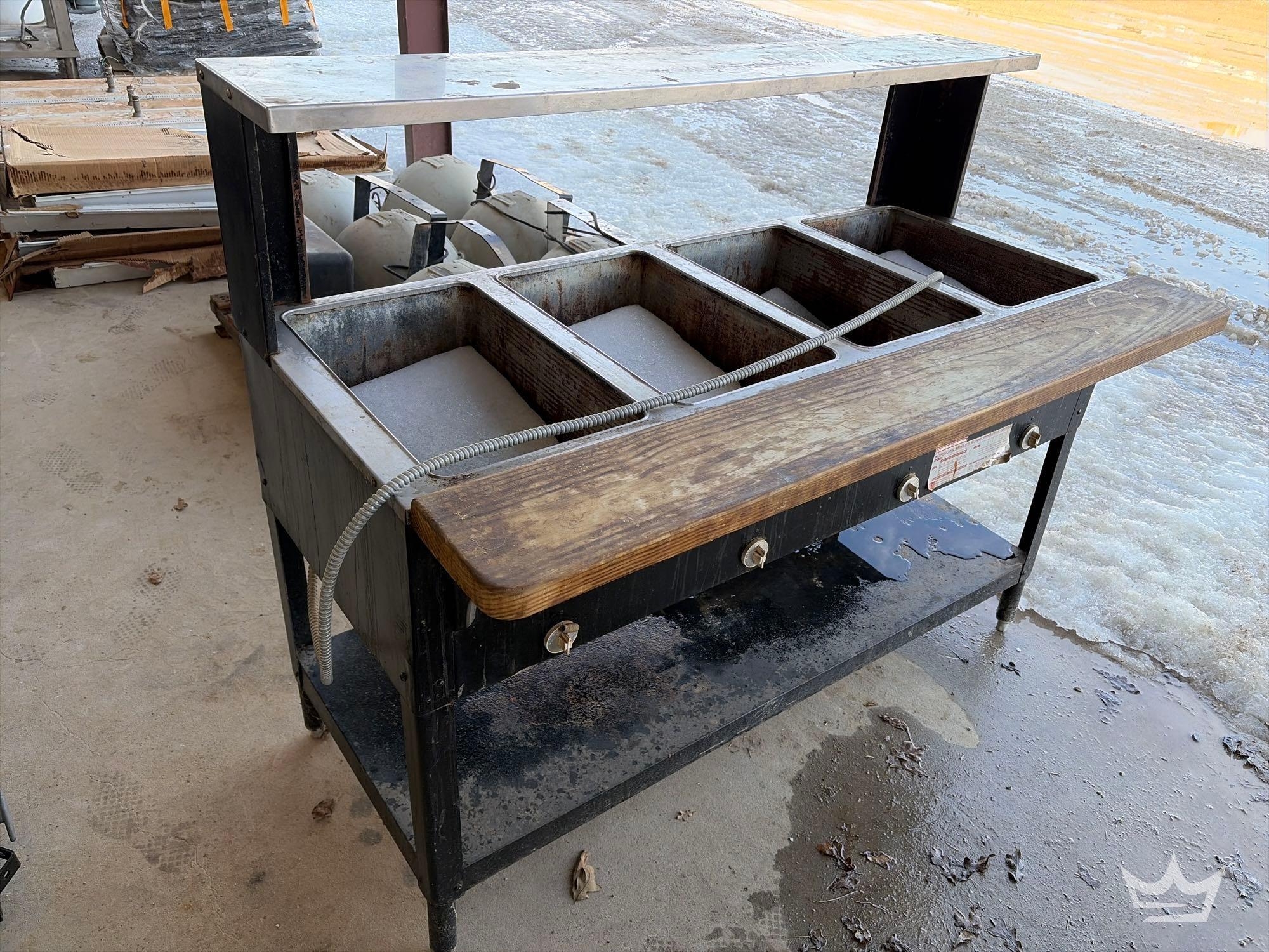 Steam Table with 4 warmers (A60352)