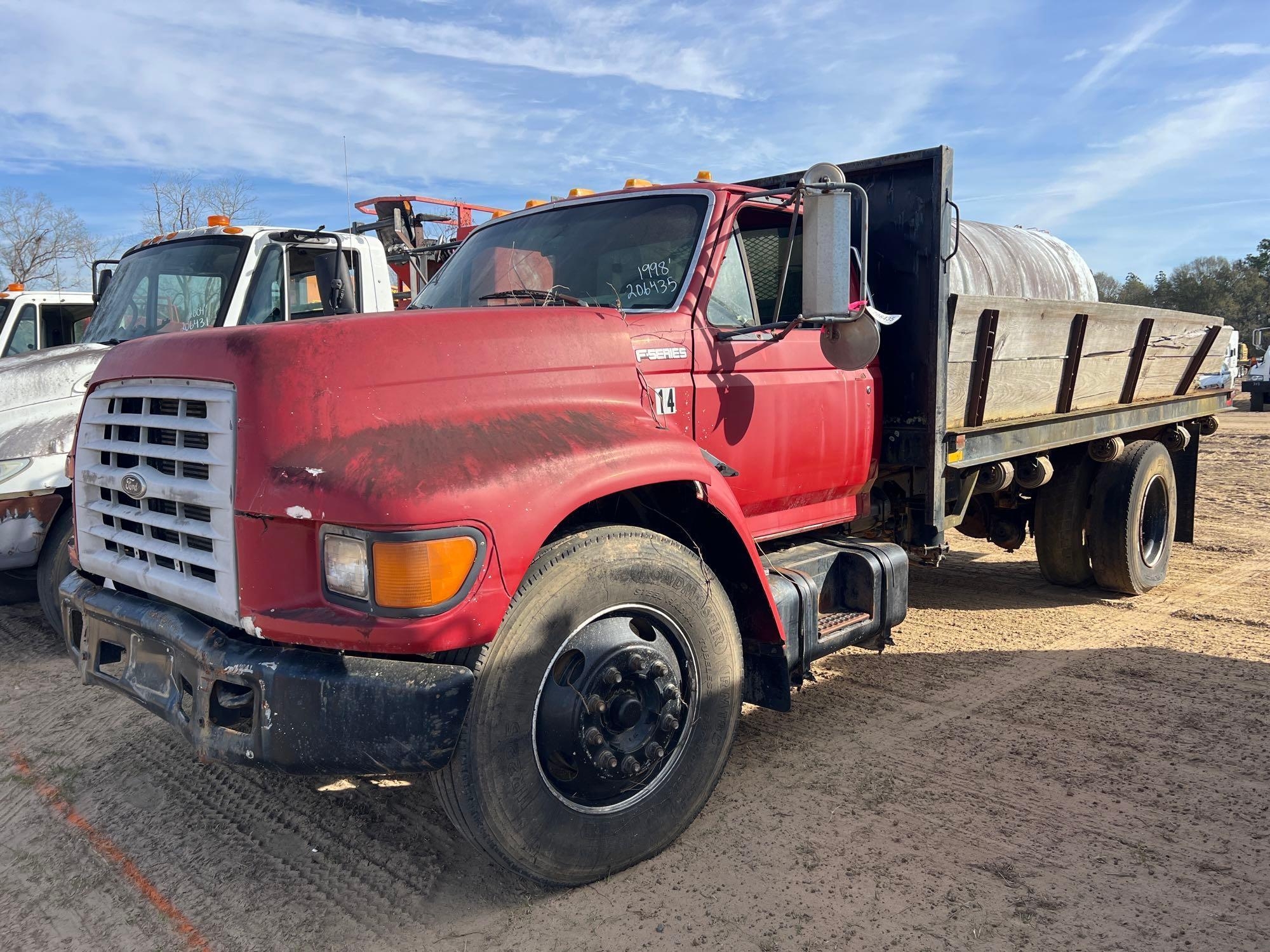 (INOP) 1998 FORD F-SERIES FLAT BED TRUCK (A59823)
