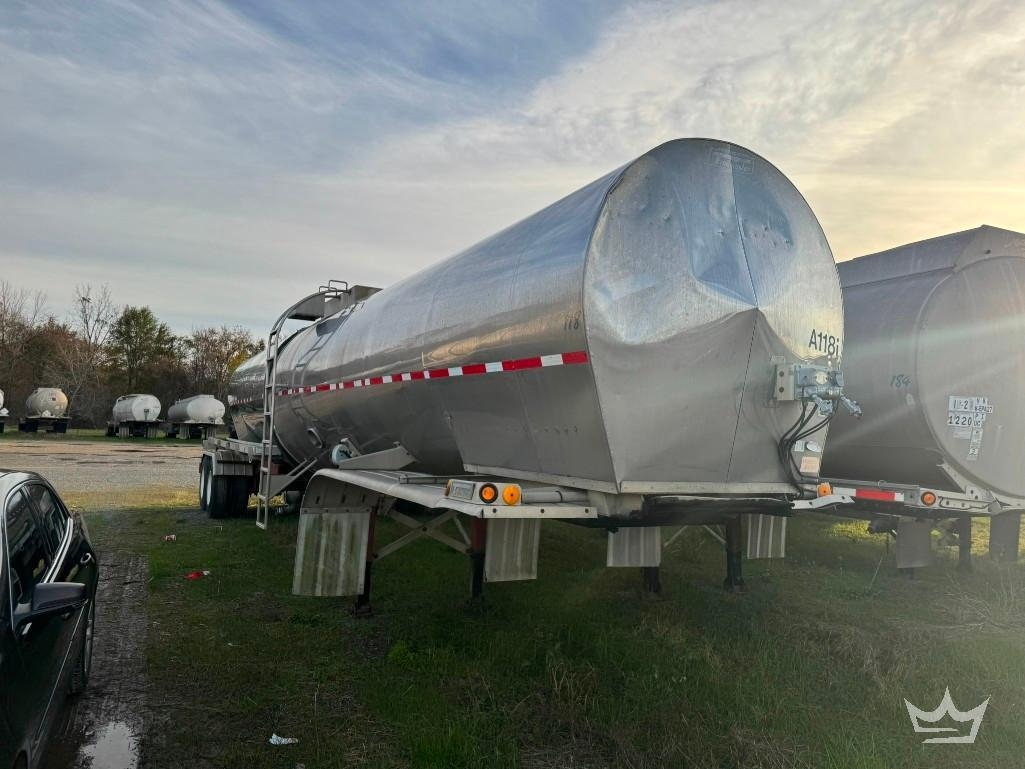 1994 Trailmaster Aluminum T/A 407 Chemical Tanker Trailer (A64194)
