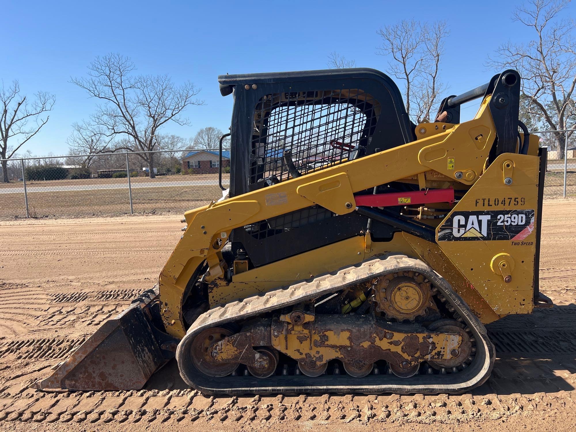2014 CATERPILLAR 259D SKID STEER (A62129)