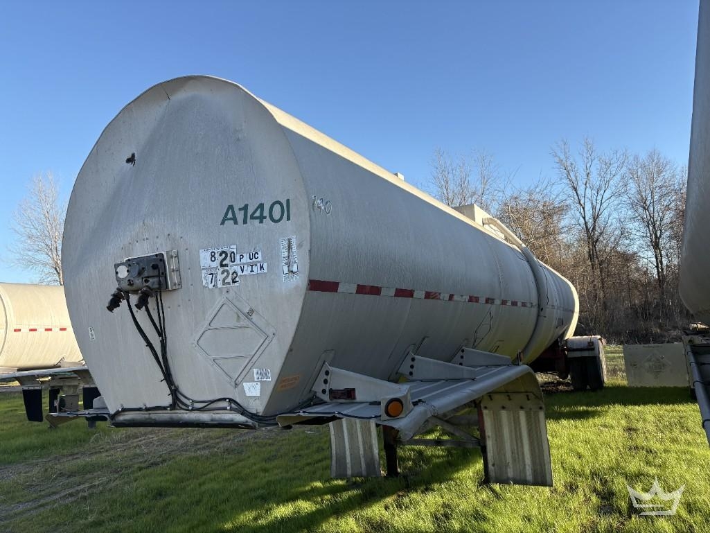 1999 Trailmaster Aluminum 407 T/A Chemical Tanker Trailer (A64194)