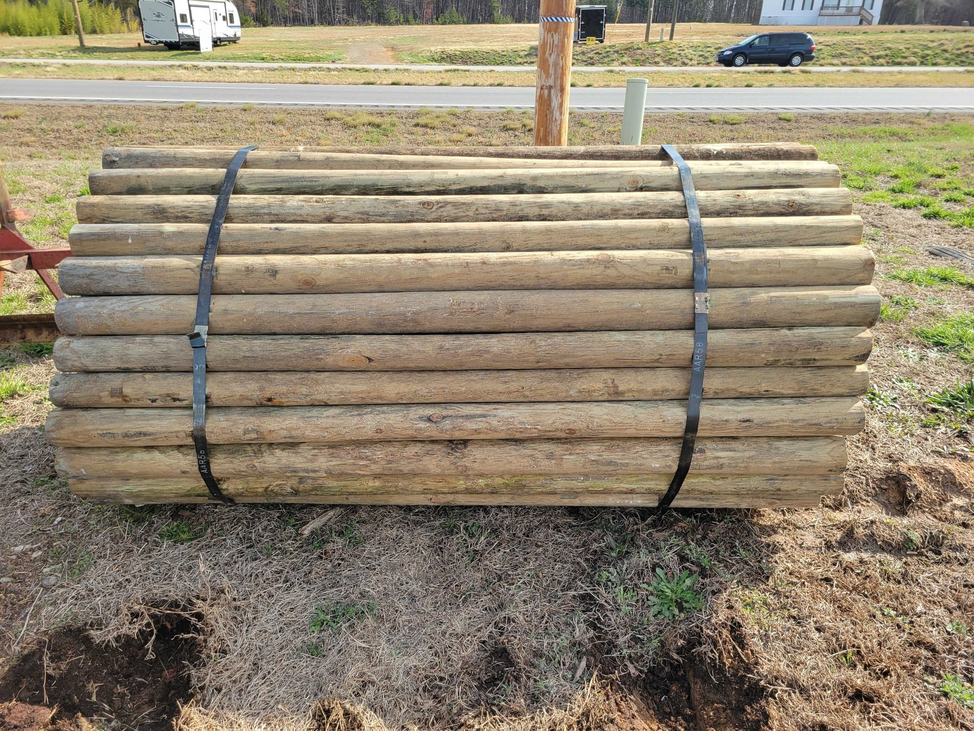 Wood Fence Post (A62613)