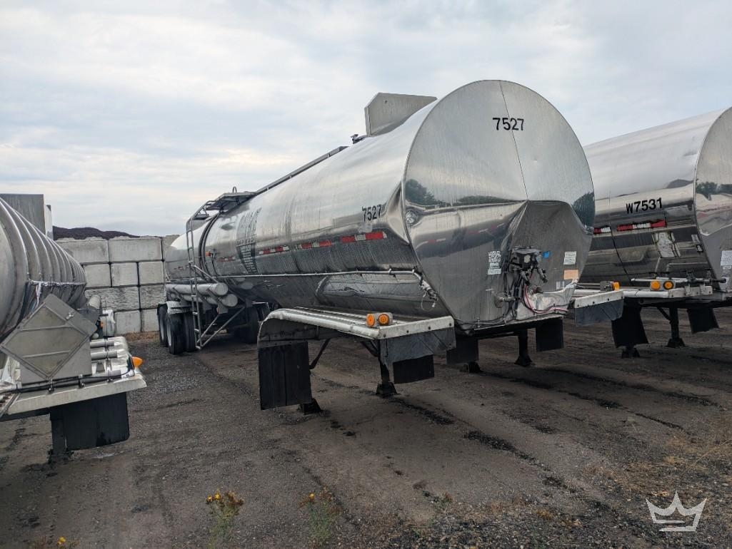 1992 Polar 307 SS T/A Insulated Chemical Tanker Trailer (A64194)