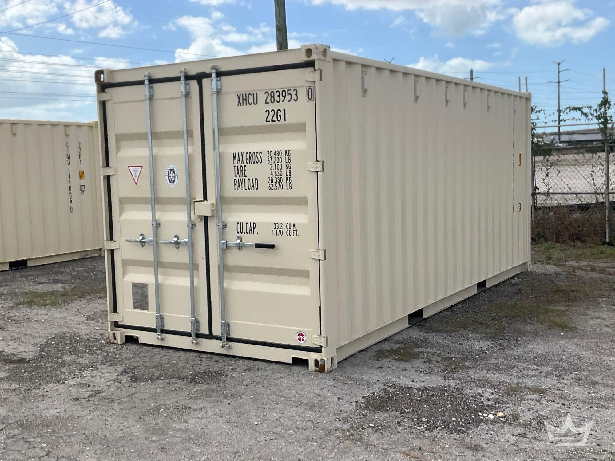 20ft. 2-Door Shipping Container (A61572)