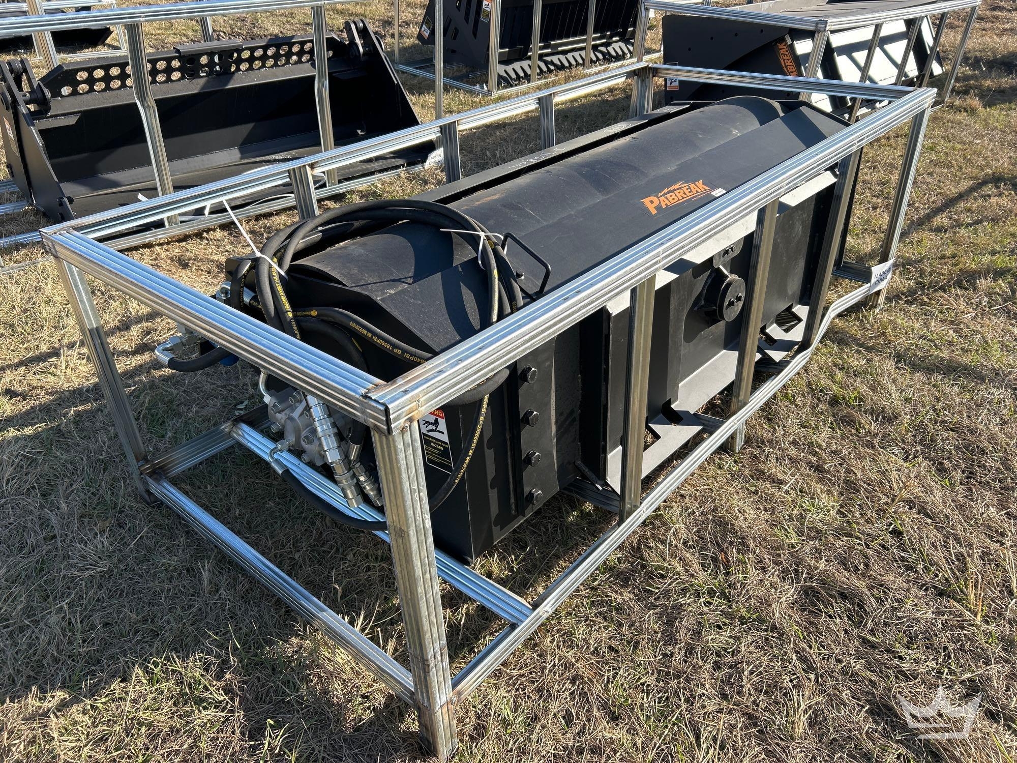 2025 Pabreak Hydraulic Vibratory Roller Skid Steer Attachment (A61567)