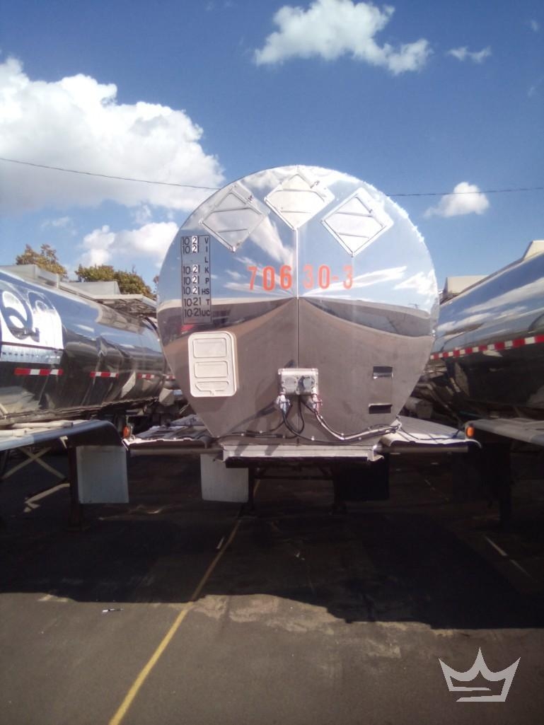 1987 Polar 307 SS 3 Comp SS Insulated T/A Chemical Tanker Trailer (A64194)