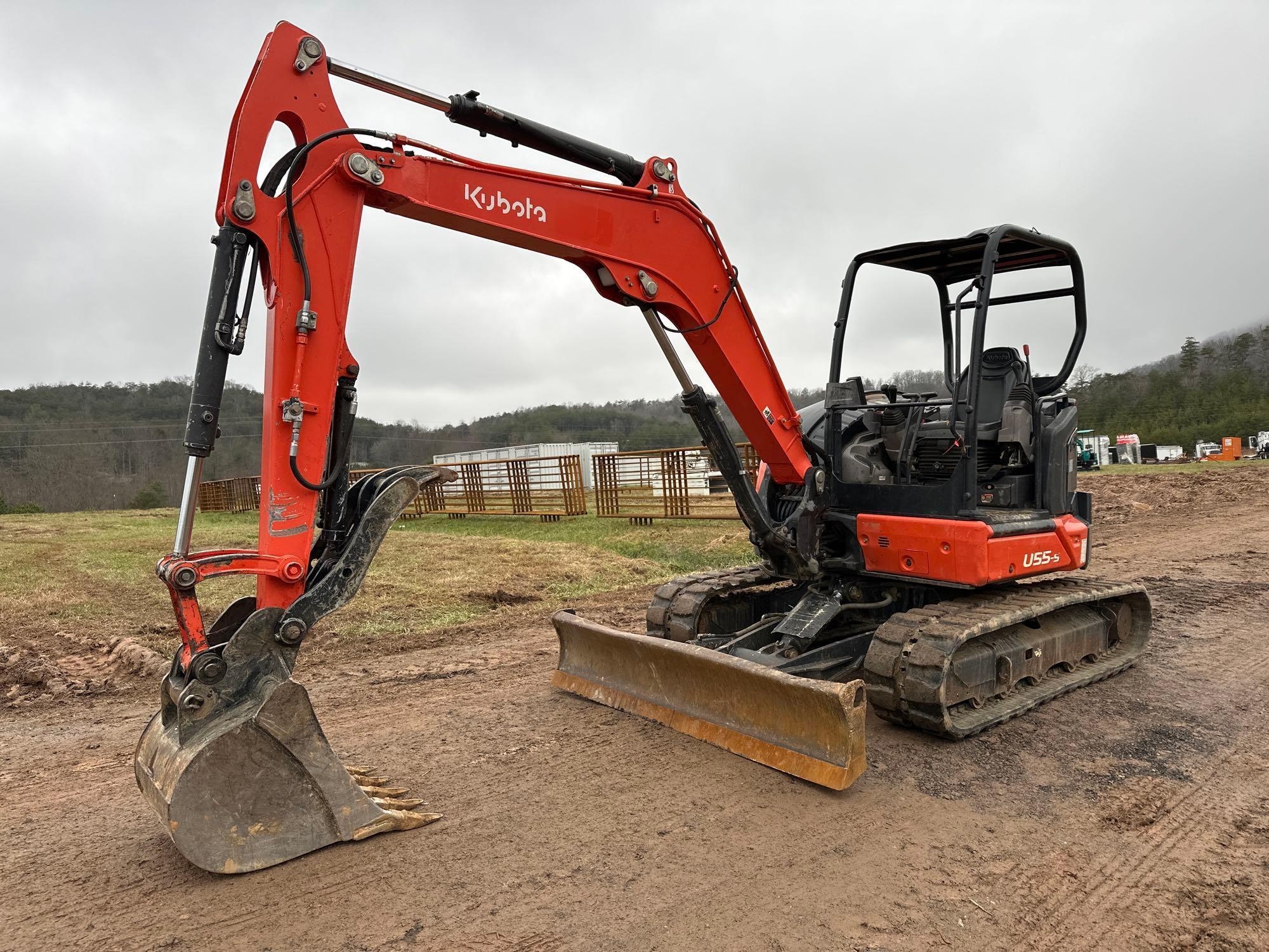 Kubota U55-5 Hydraulic Mini Excavator (A57453)